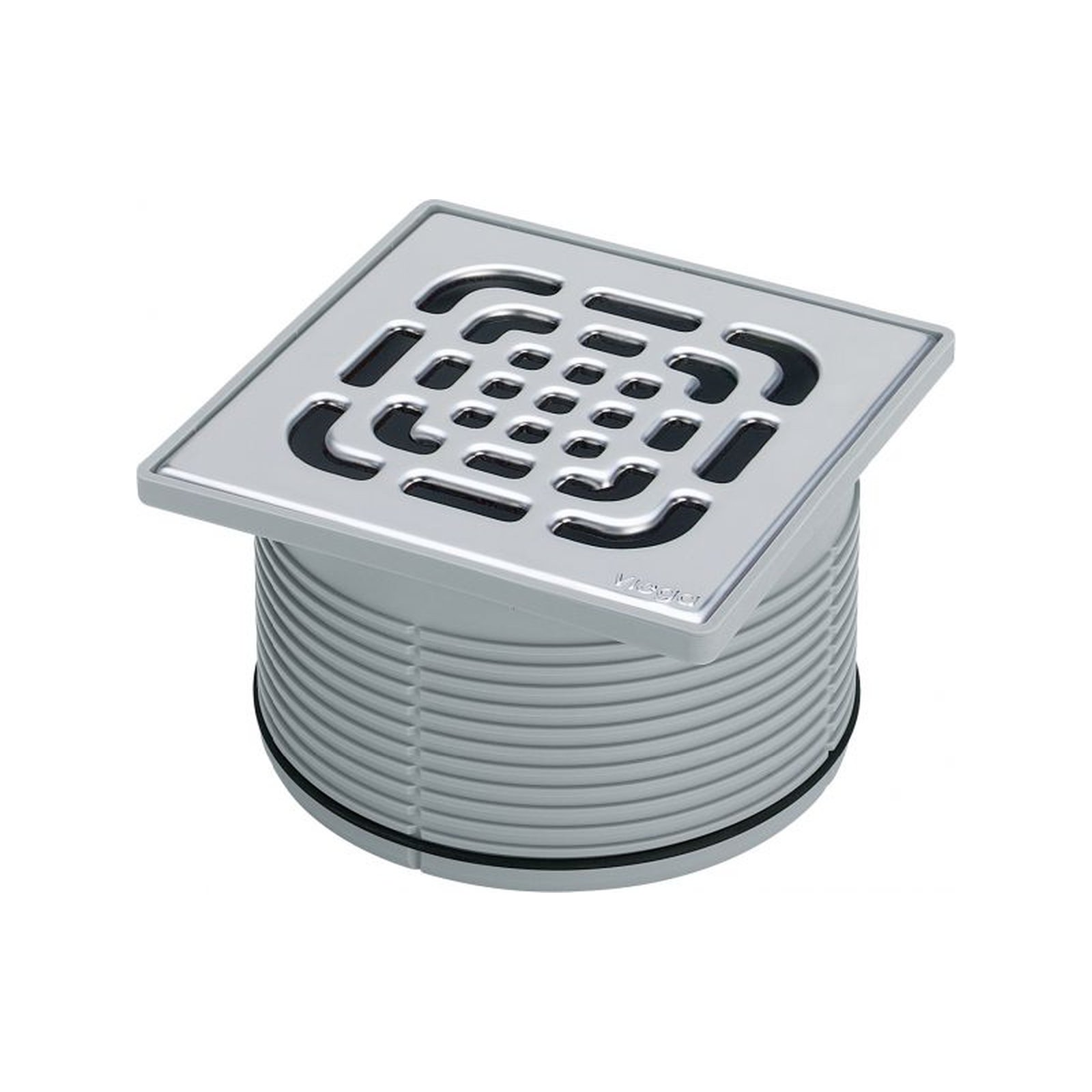 Viega Aufsatz 4922.5 150x150 mm Kunststoffrahmen Edelstahlrost Rückstaudichtung 555498