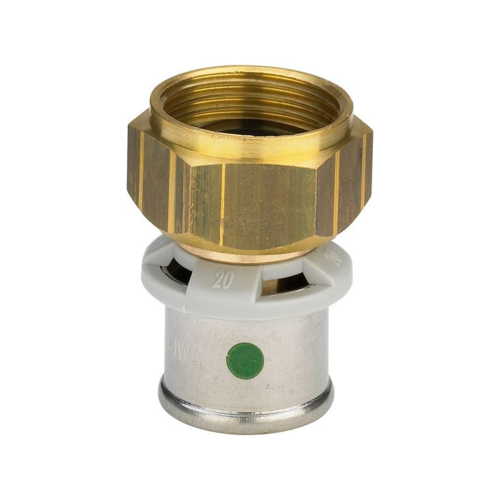 Viega Pressfitting Sanfix P 2163 Verschraubung 25mm x 1 Zoll SC-Contur Rotguss EPDM 566630