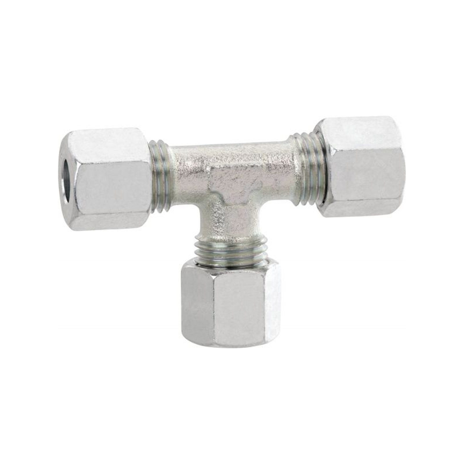 GOK T-Verschraubung 10x10x10 mm Baureihe L Schneidring Typ D Überwurfmutter ISO 8434-1 DVGW 771500