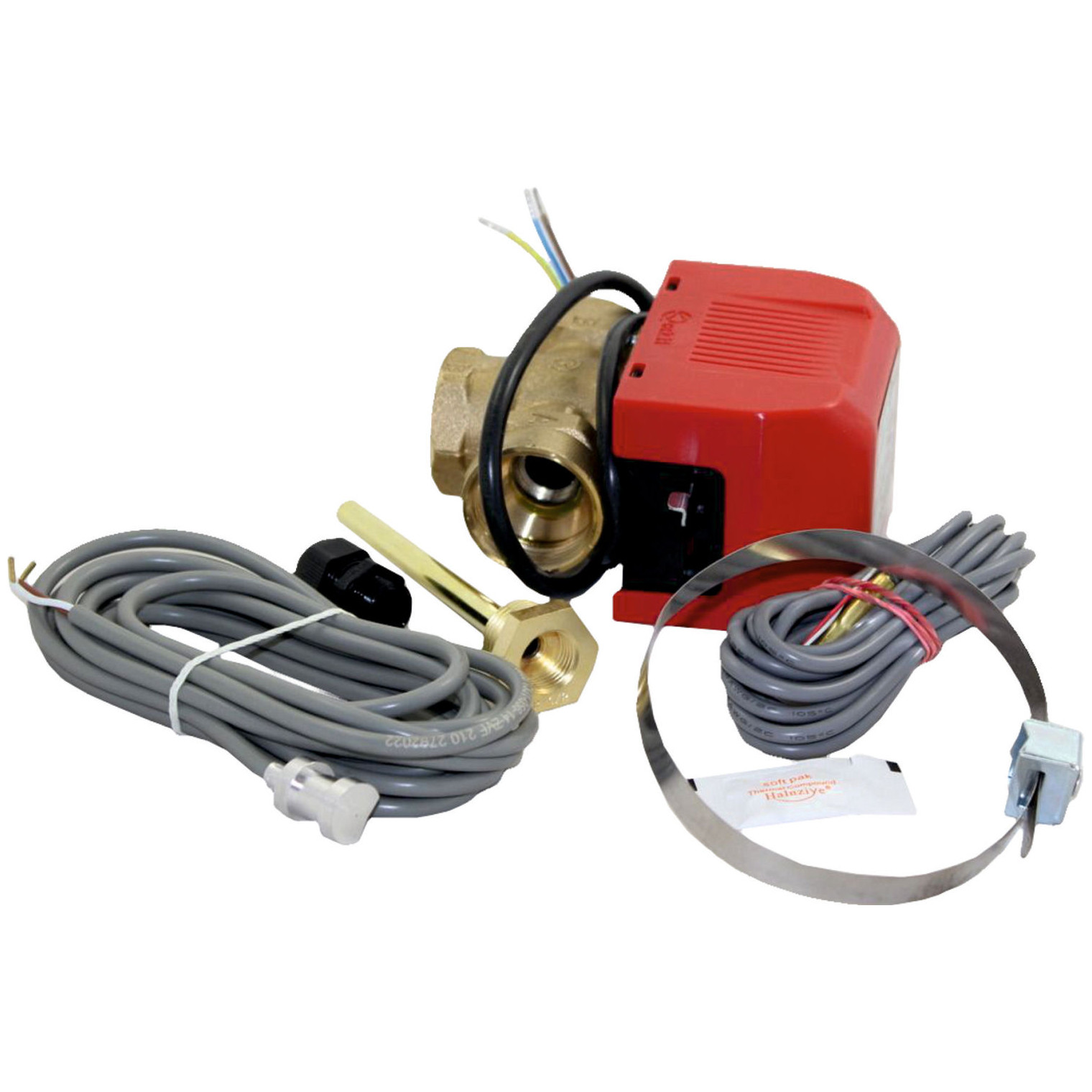WOLF Rücklauftemperaturanhebungs-Set Mischermodul MM KM SM2 3-Wege-Umschaltventil NTC 5K 2744352