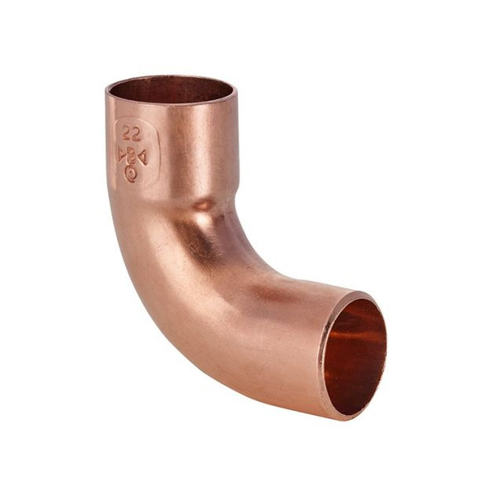 IBP Bogen 90 Grad Serie 5000 54 mm Innen-Aussenlötende Kupfer 5001A054000000