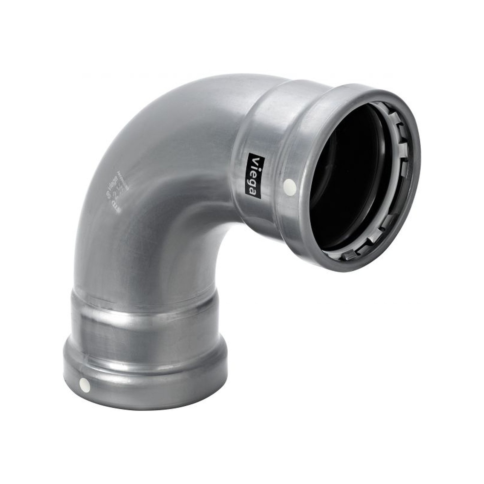 Viega Megapress 4216XL Bogen 90 Grad 4 Zoll Stahl Zn-Ni SC-Contur 751630