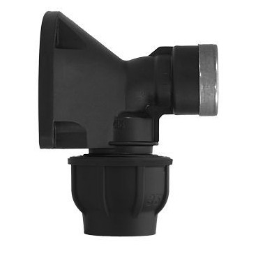 GEBO Kunststoff-Klemmverbinder Typ PWIW 25mm G-3/4 Wandbefestigung 13612502