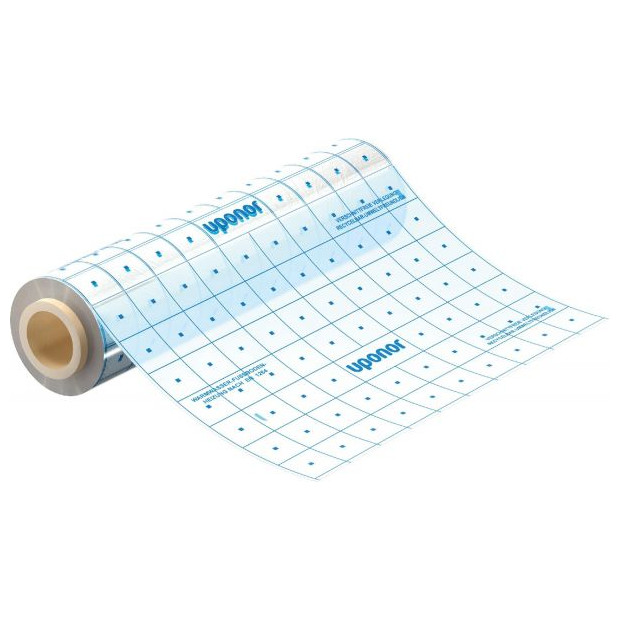Uponor Tacker Folie transparent 0,2mm 100x1,03m Raster 100x100mm 1122372