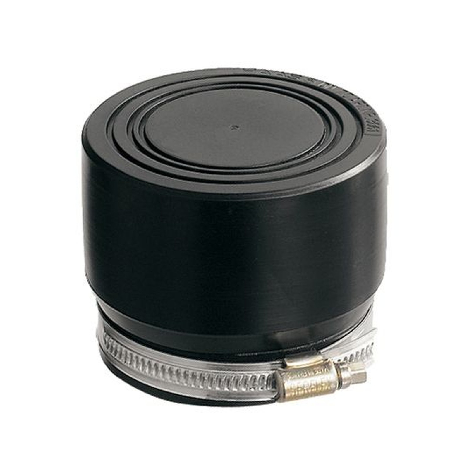 O. Haas Anschlussmuffe DN 80 schwarz EPDM Schlauchklemme 3072