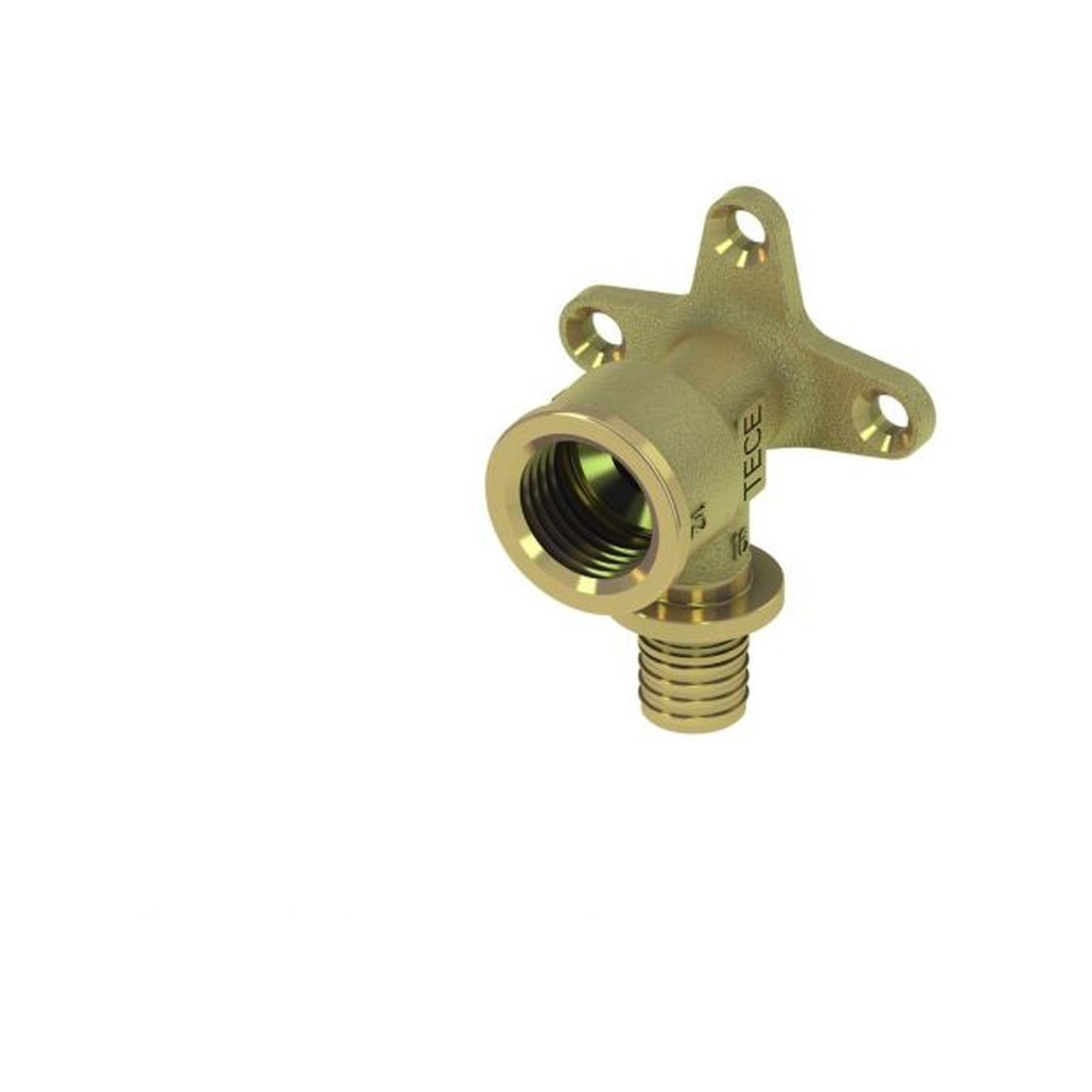 TECEflex Wandscheibe 20 Rp 3/4 Siliziumbronze O-Ring frei 708612