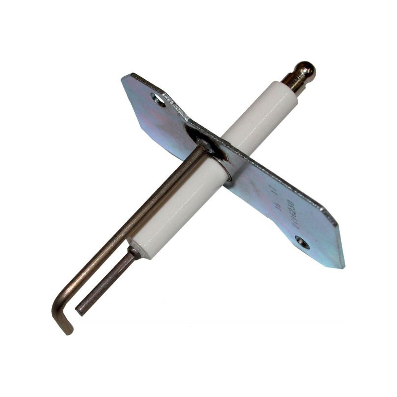 WOLF Zündelektrode NG2E Ersatzteil 8902572 Isolator 9.5x60.5 mm Anschluss 6.3 mm