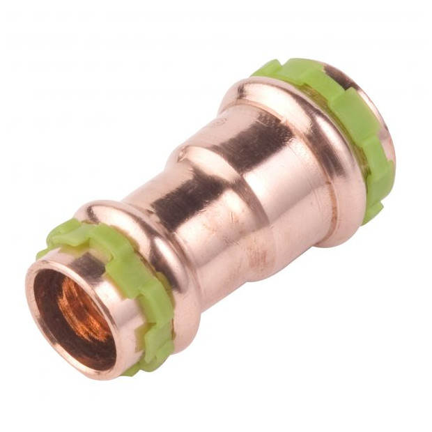 AALBERTS Pressfitting Reduziermuffe SEPPELFRICKE SudoPress 35x28 CU EPDM O-Ring LBP-Funktion 6670917