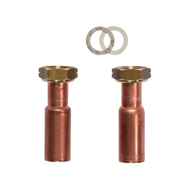 Vaillant Anschlussstutzen Serviceventile G1 IG auf Kupferrohr 28 mm 2 Stk 0010038385