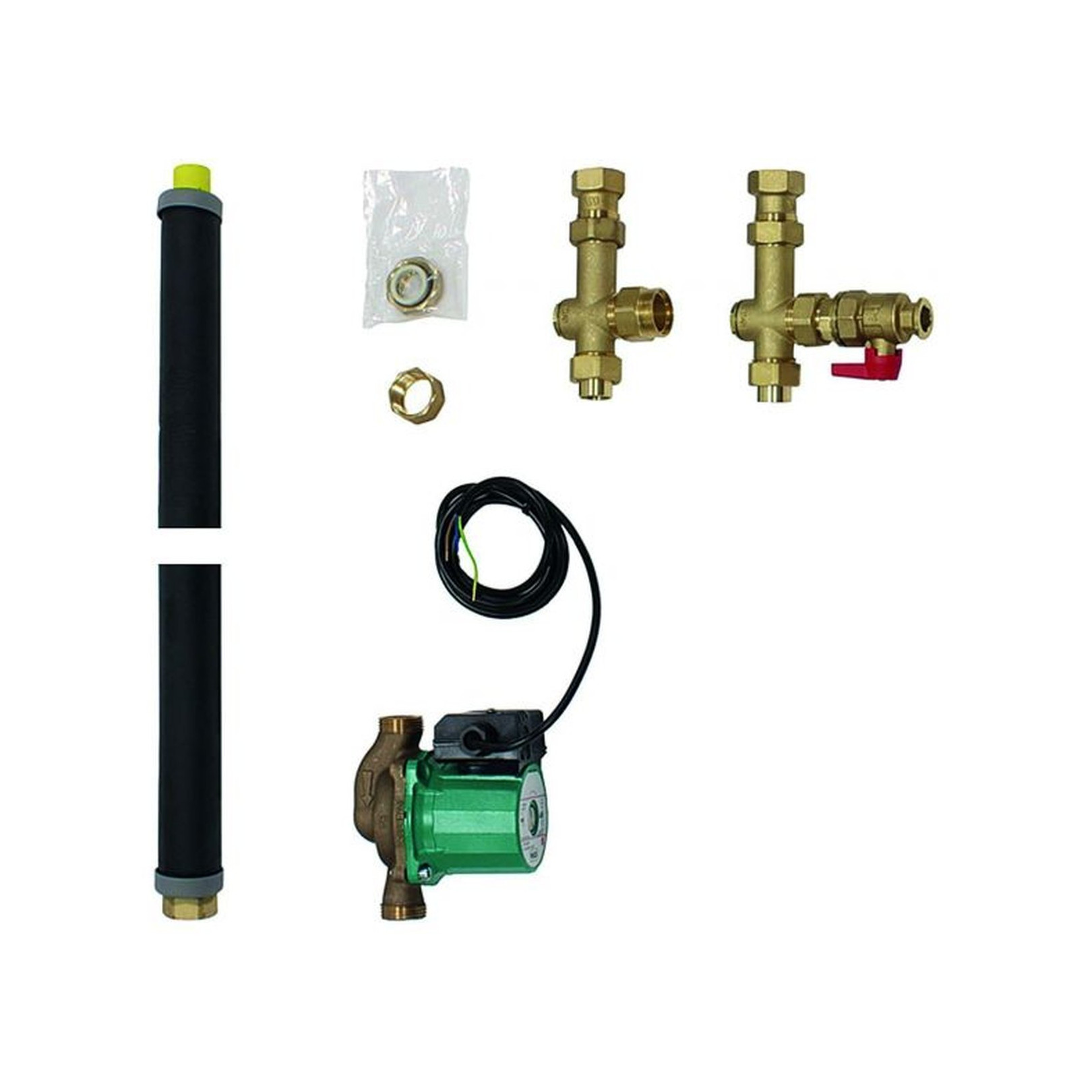 Vaillant Legionellenschutz Baugruppe Solarspeicher Verrohrung Umwälzpumpe Anschlussflansch 302076