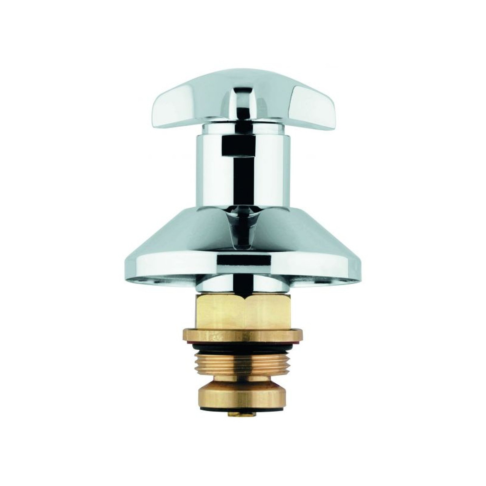 GROHE Oberteil 11508 UP-Ventil 1 Zoll Trecorn Griff Markierung rot chrom 11508000