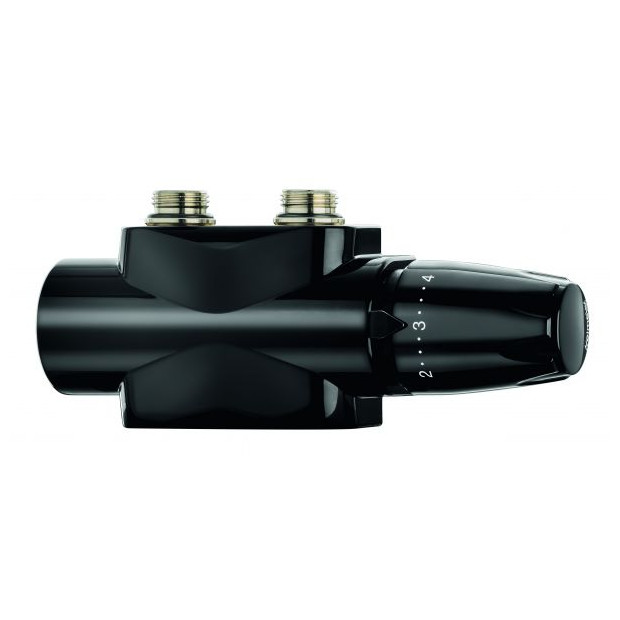 IMI Heimeier Heizungsarmatur Multilux 4 Set 9690-64.000 Zweirohr Einrohr tiefschwarz RAL 9 9690-64.000