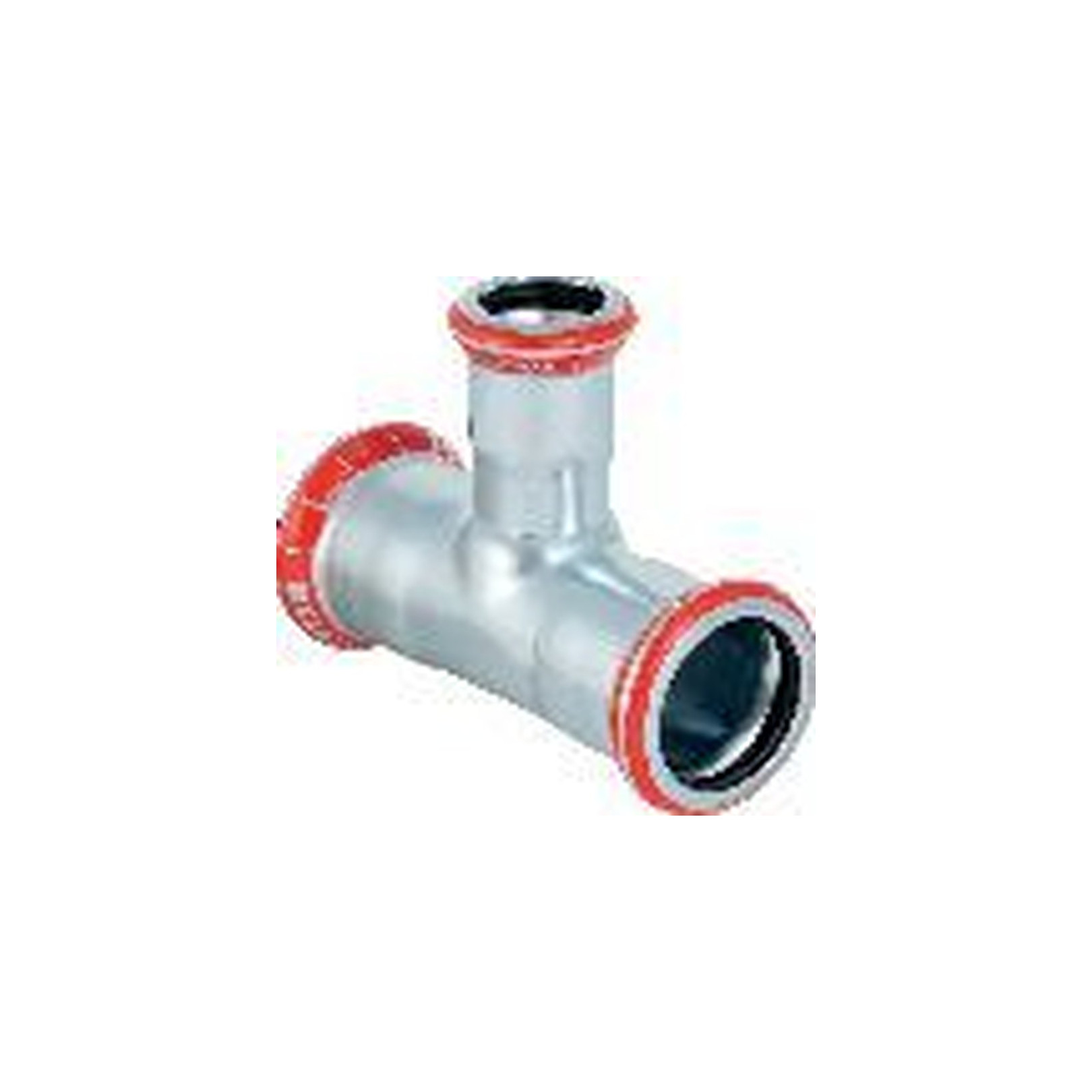 Geberit Mapress C-Stahl T-Stück reduziert d22-28-22 verzinkt 21107