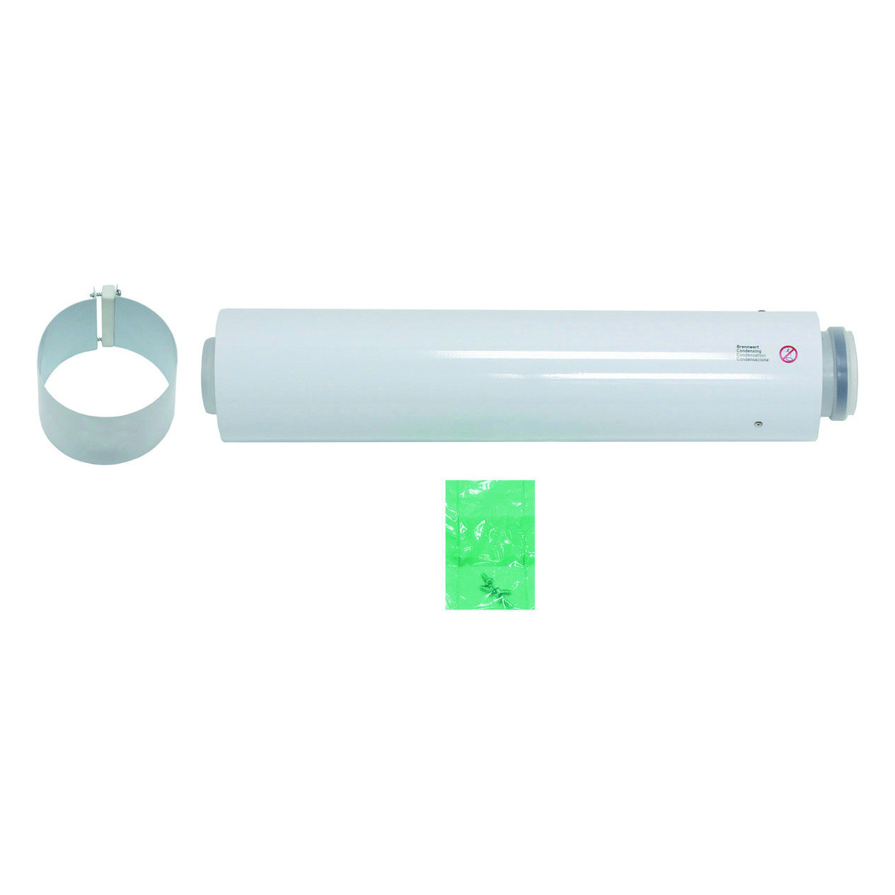 Vaillant Verlängerung konzentrisch 0,5 m 60/100 PP Brennwert Luft-Abgasführung 303902