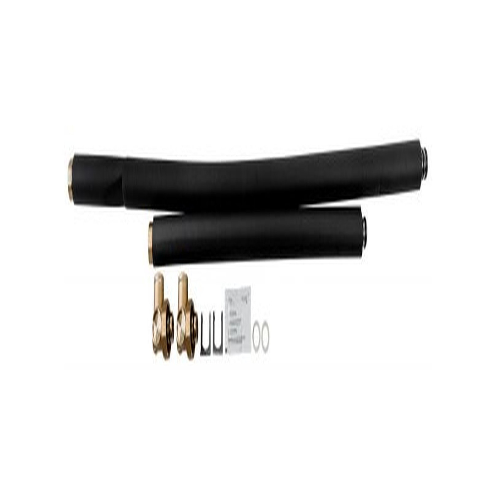 Wolf Anschluss-Set COB TOB wandstehend Edelstahlwellrohr Kreuzstück Klammer Silikonfett 2070947