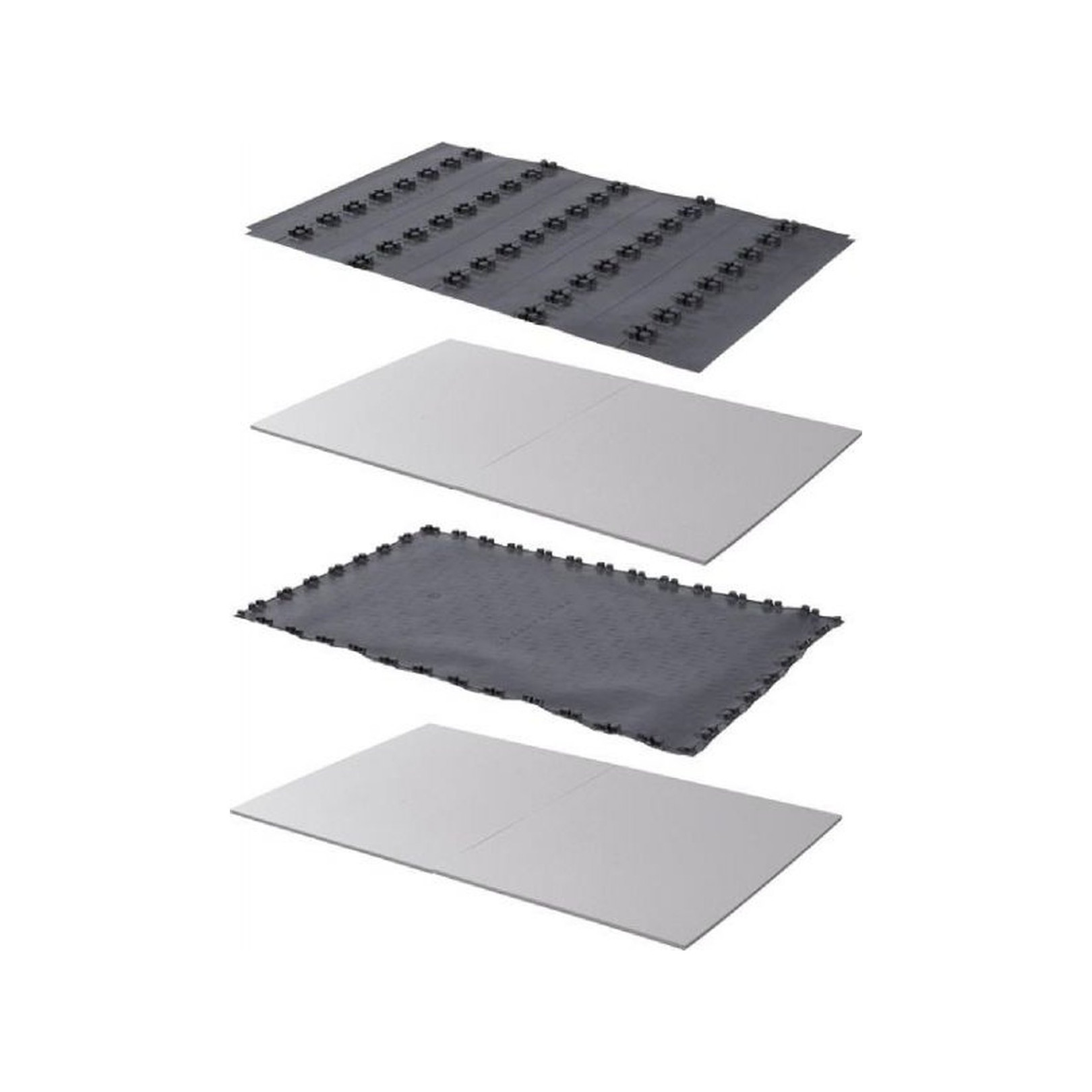 Uponor Nubos Noppen-Verteiler-Tür Set EPS 30-2 14-16mm 1447x900x48mm 1016701