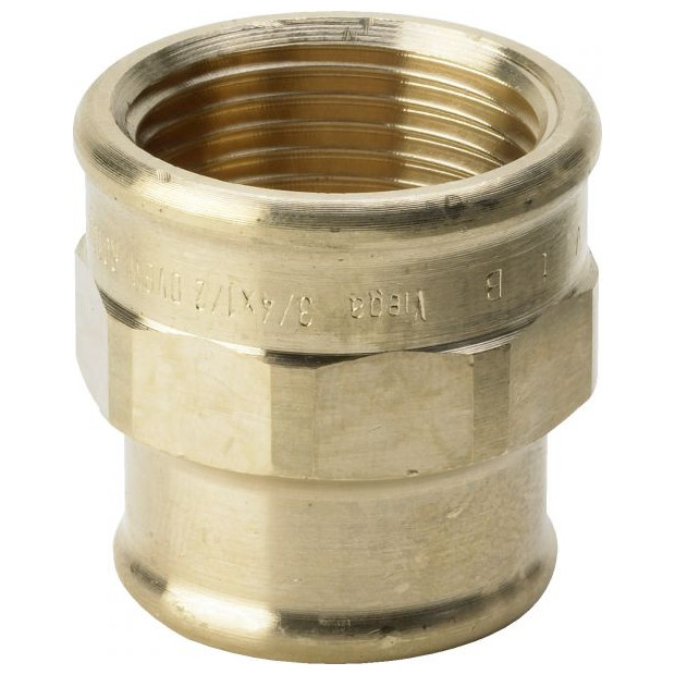 Viega Rotguss-Muffe 3240 reduziert 1-2x1-4 Zoll Mehrkant Rp-Gewinde 318031