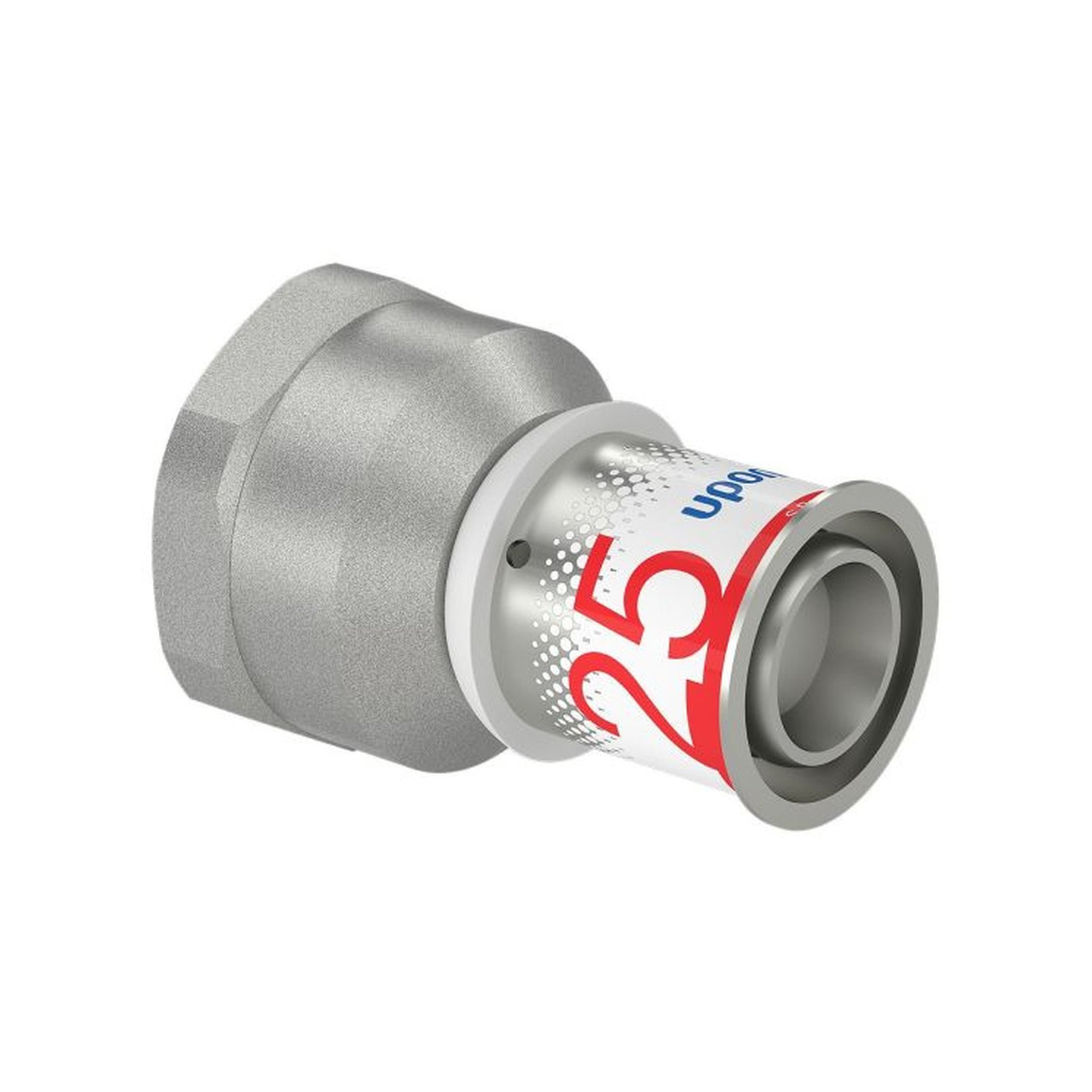 Uponor S-Press PLUS Übergangsmuffe 25 mm DN25 IG Pressmuffe Rp 1 Zoll Edelstahlpresshülse DVGW 1070520
