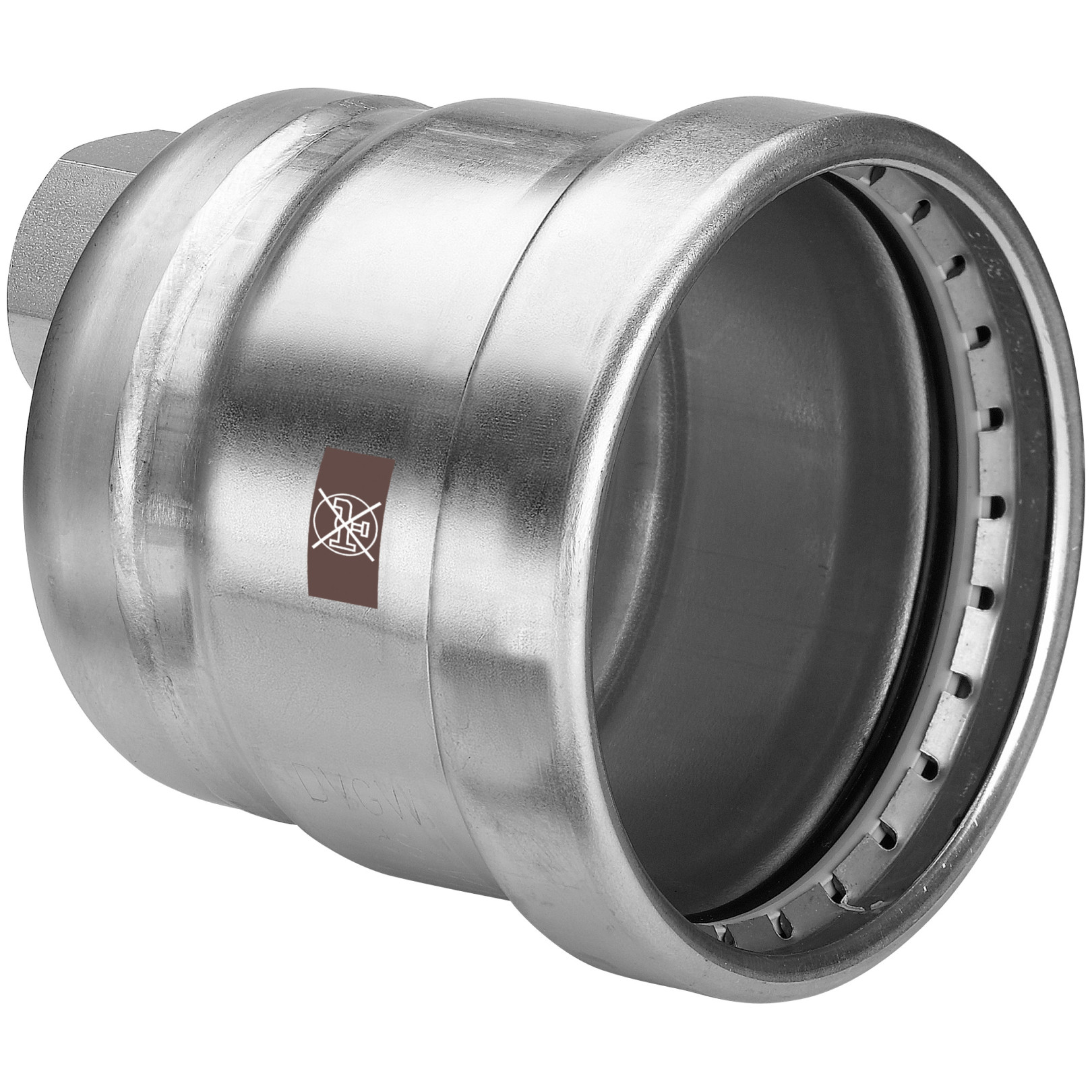 Viega Temponox XL Kappe 1756XL 108mm Rp3-4 Edelstahl SC-Contur 812058