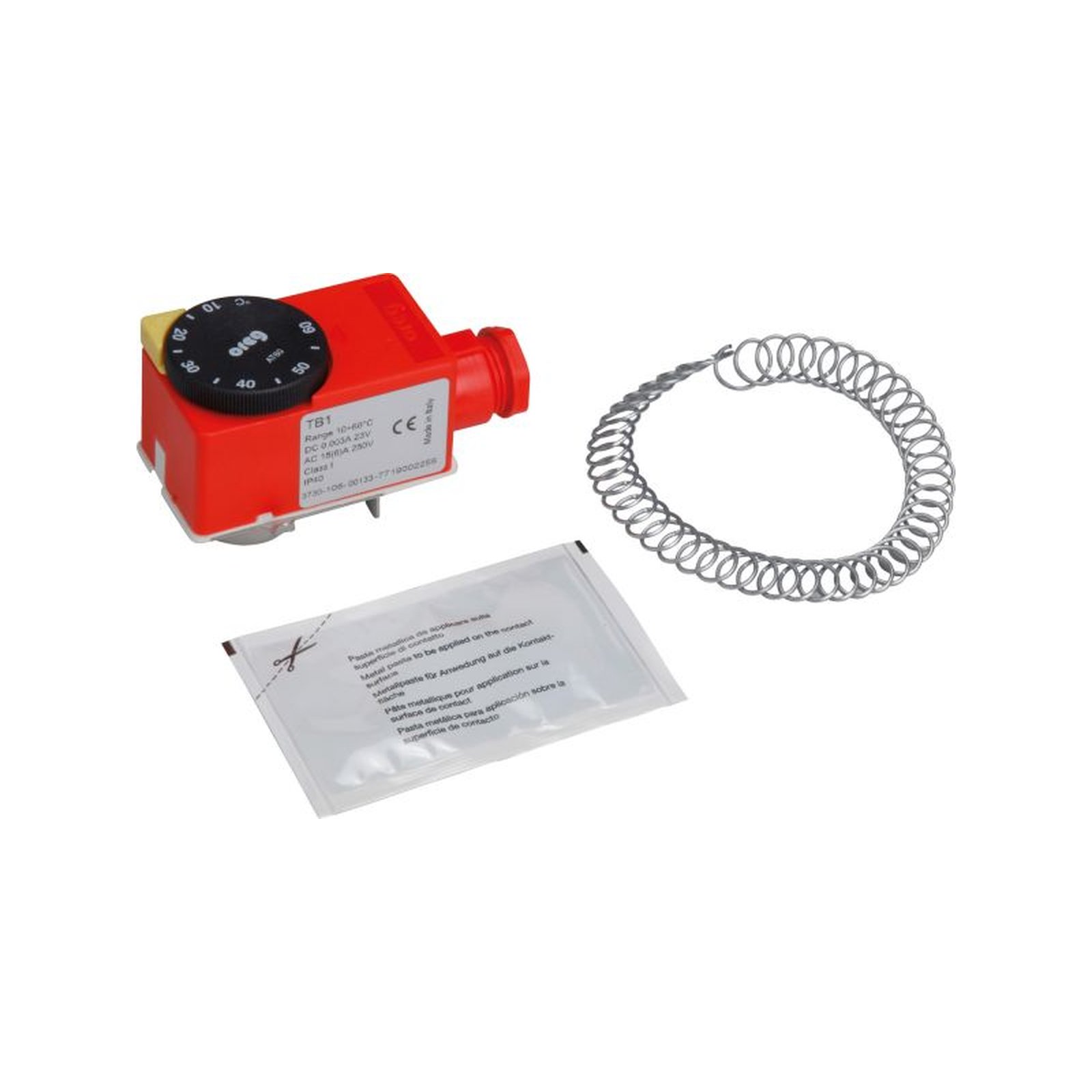 Buderus Temperaturwächter TB1 60°C Fußbodenheizung Anlegethermostat Goldkontakte MM100 7719002255