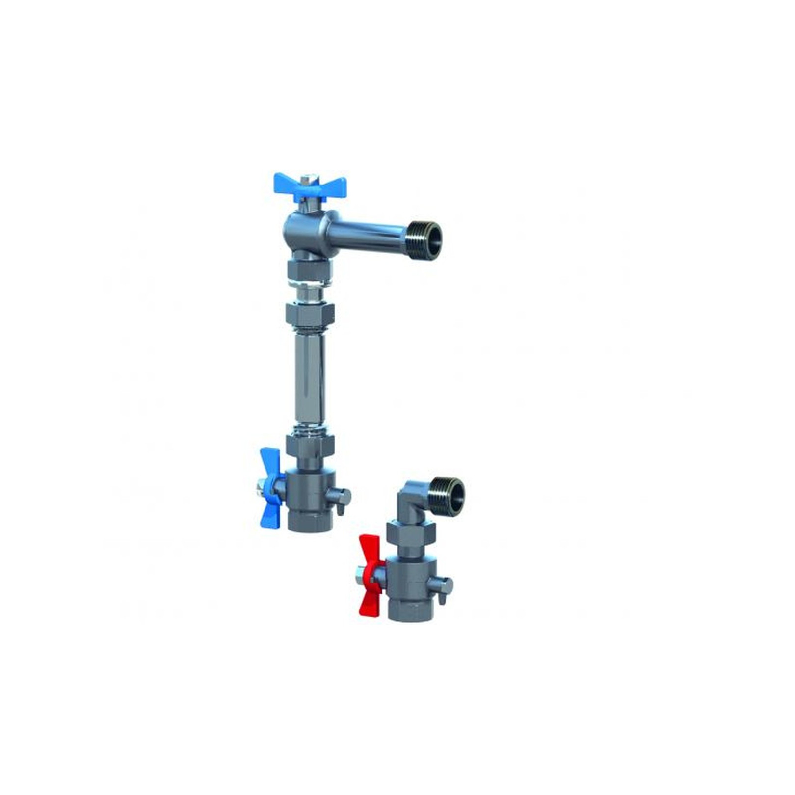 Purmo Anbausatz Wärmemengenzähler senkrecht 1 Zoll G 3/4 110 mm FFJAMWNP44F44VD