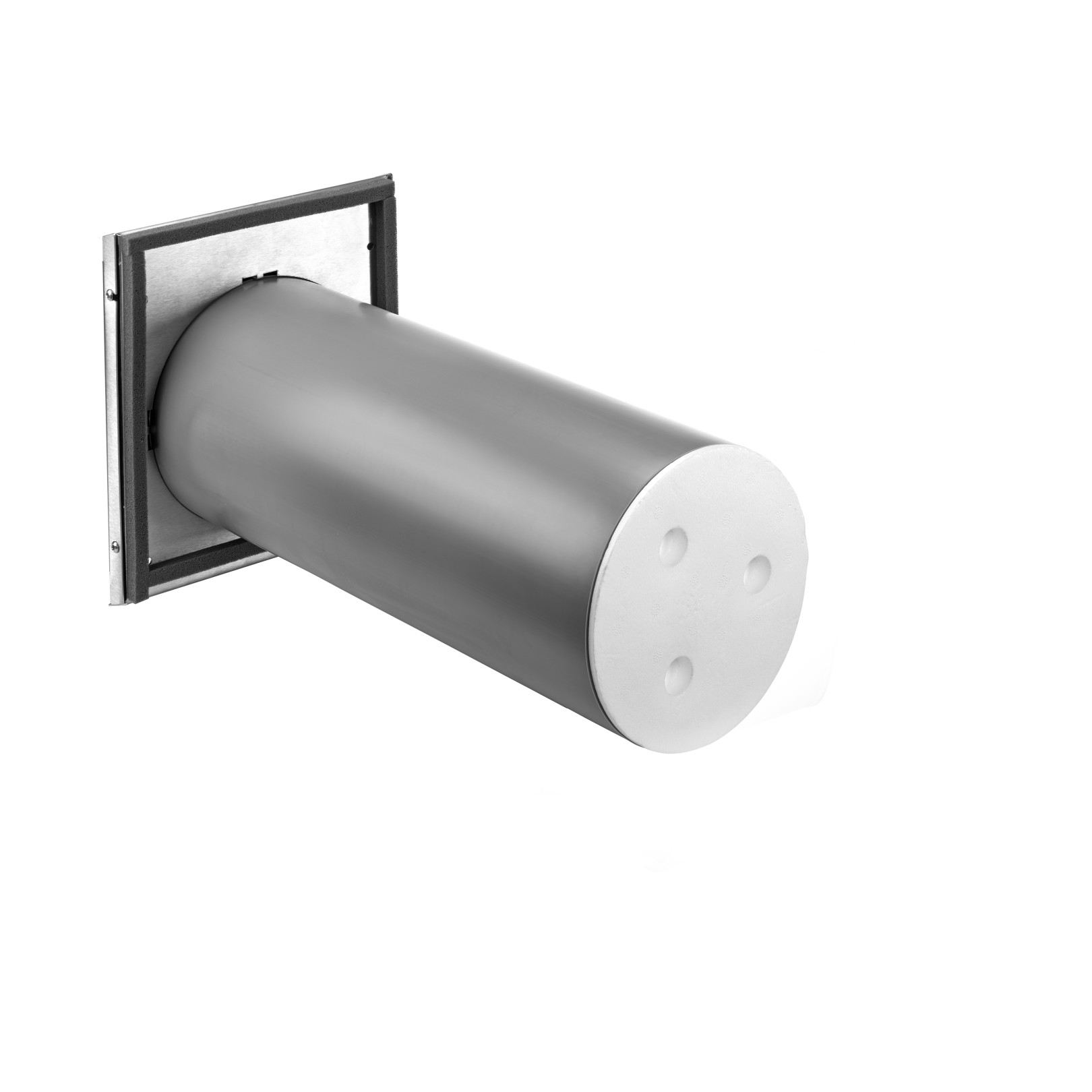 Zehnder Lüftungstechnik Rohbauset CS Twin40 CS 55 Twin Edelstahl Außenwandhaube 500mm 527006420