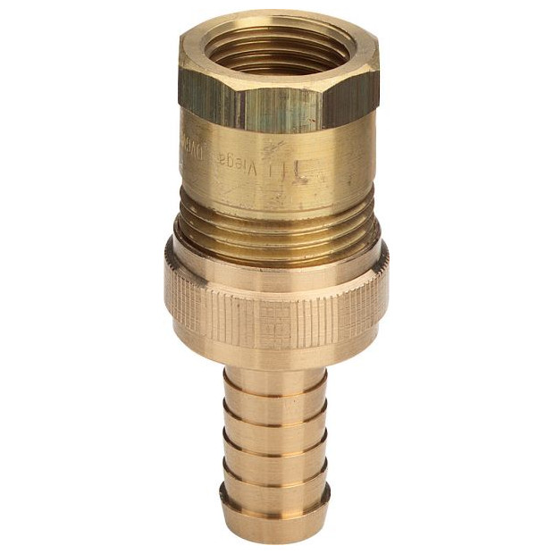 Viega Standrohrverschraubung Messing 1-2 Zoll Innengewinde konisch dichtend Rändelüberwurfmutter 121013