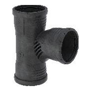 Geberit Abzweig Silent-Pro Carve 87,5 Grad 3 Muffen d110-50 SuperTube-Technologie 393546141