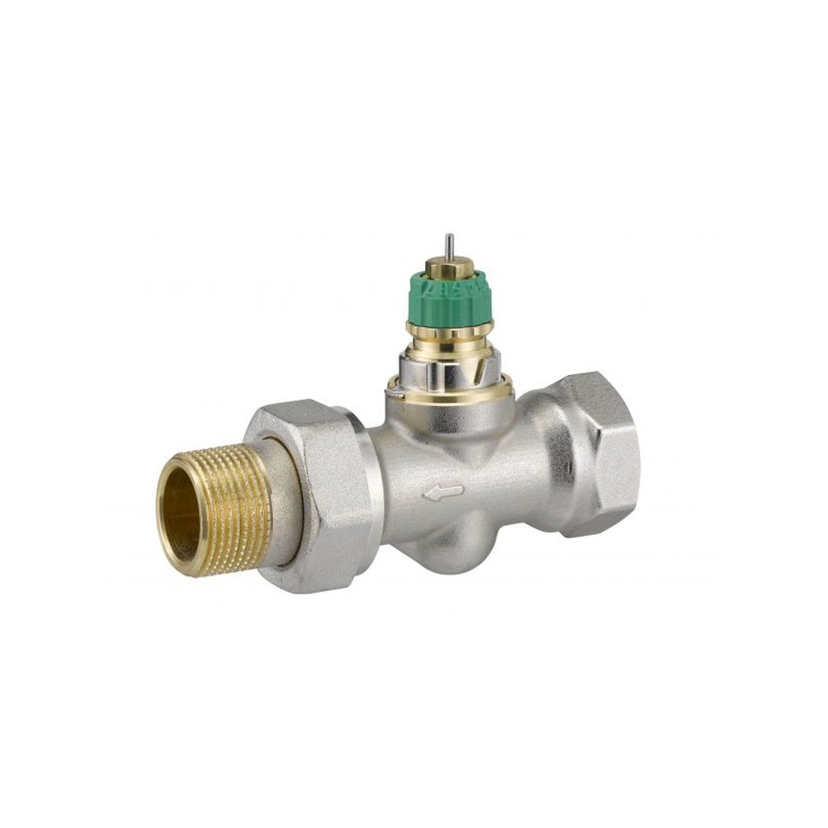 Danfoss Thermostatventil Dynamic Valve RA-DV 20 Durchgangsform R 3/4 druckunabhängig vernickelt 013G7726