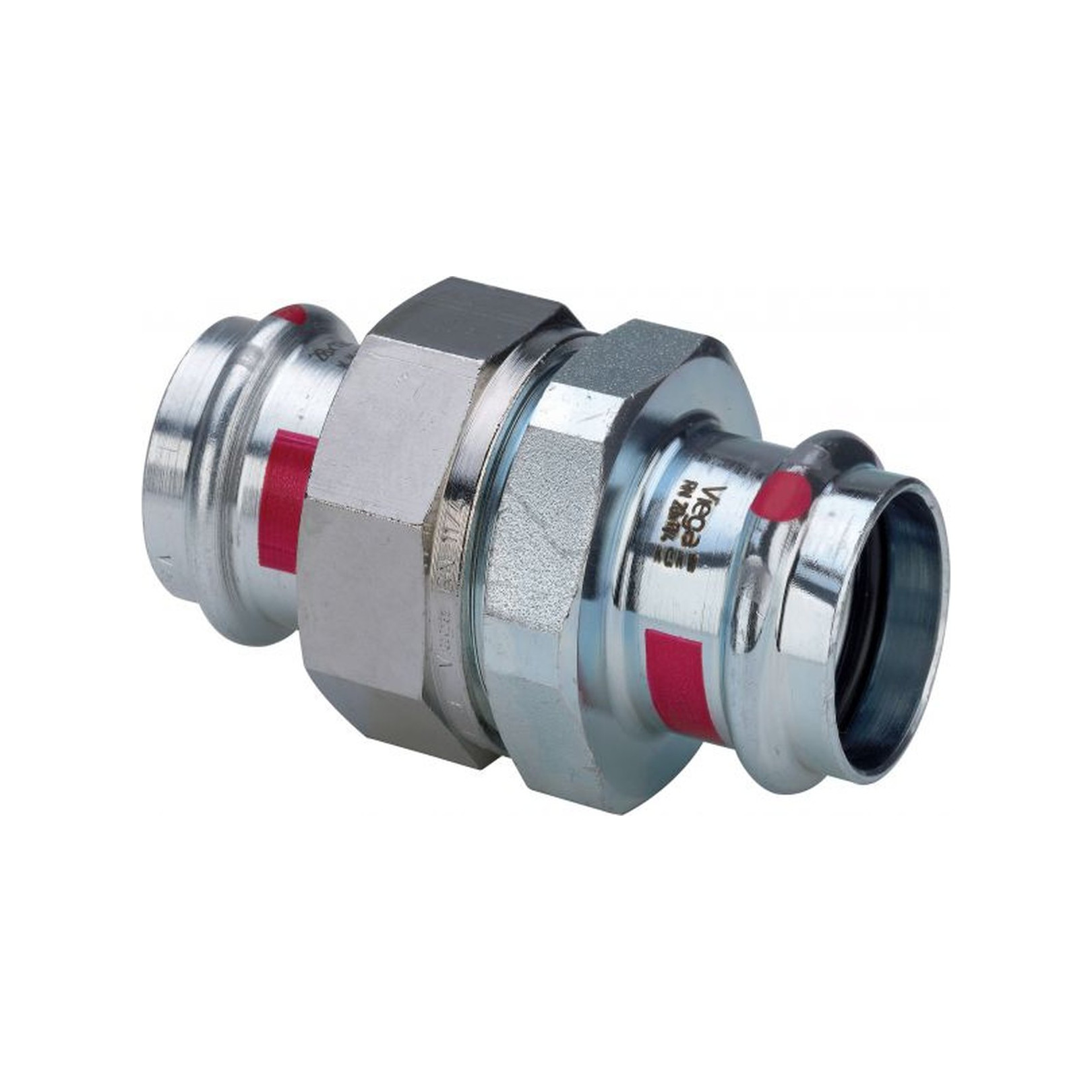 Viega Verschraubung Prestabo 1160 42mm unlegierter Stahl flachdichtend 559359