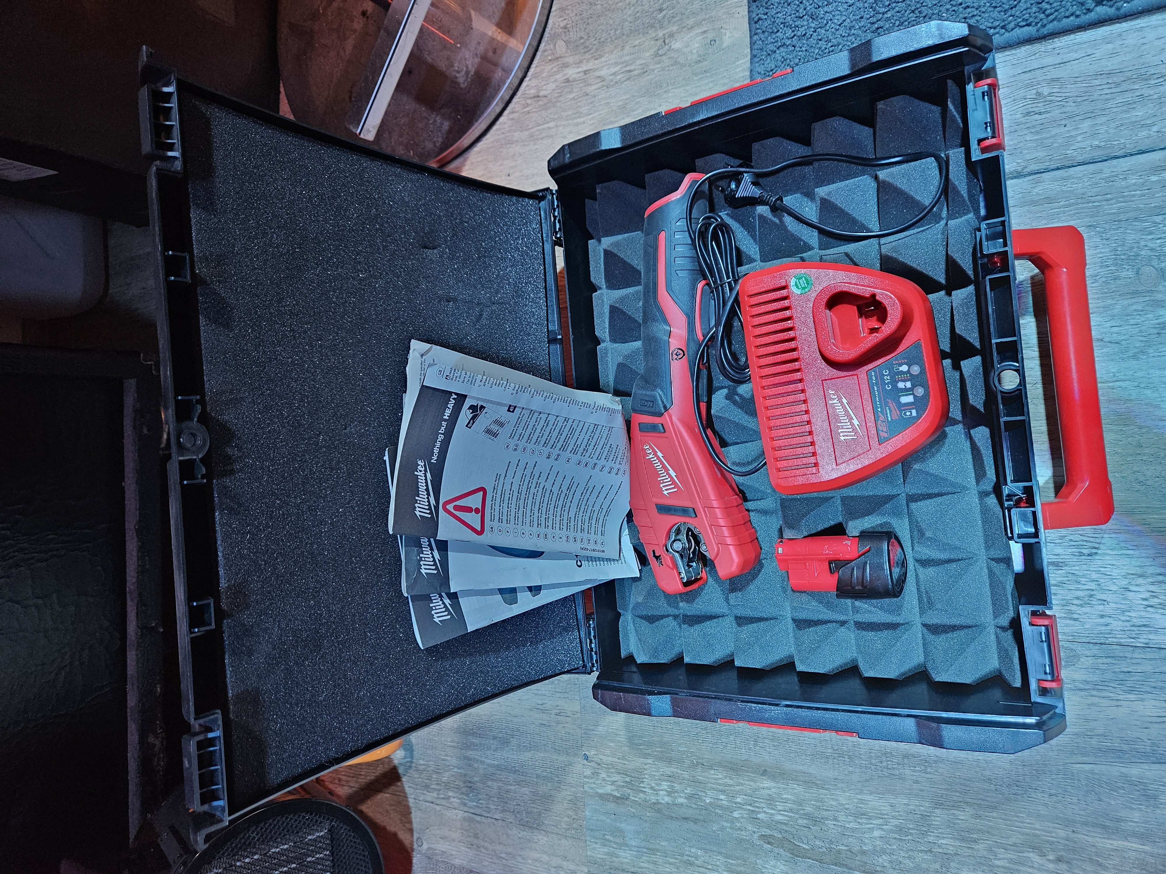 Gebraucht C12PC Set Rohrschneider Kupfer+Akku+Ladegerät+Case