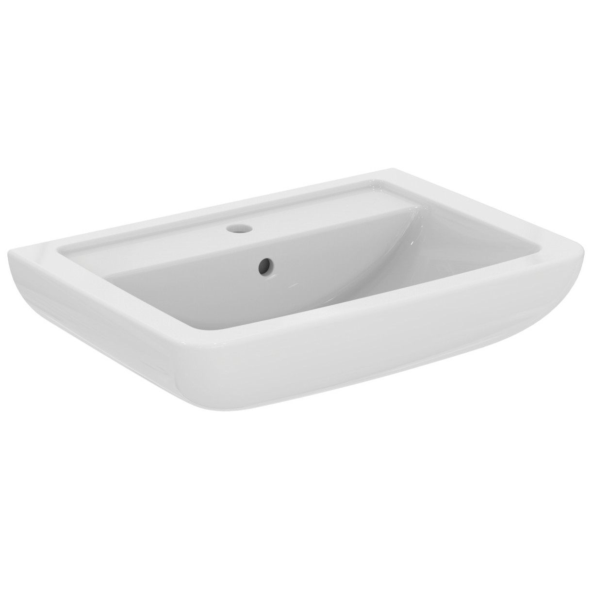 Ideal Standard Waschtisch Eurovit Plus, 650x460x190mm, Weiß