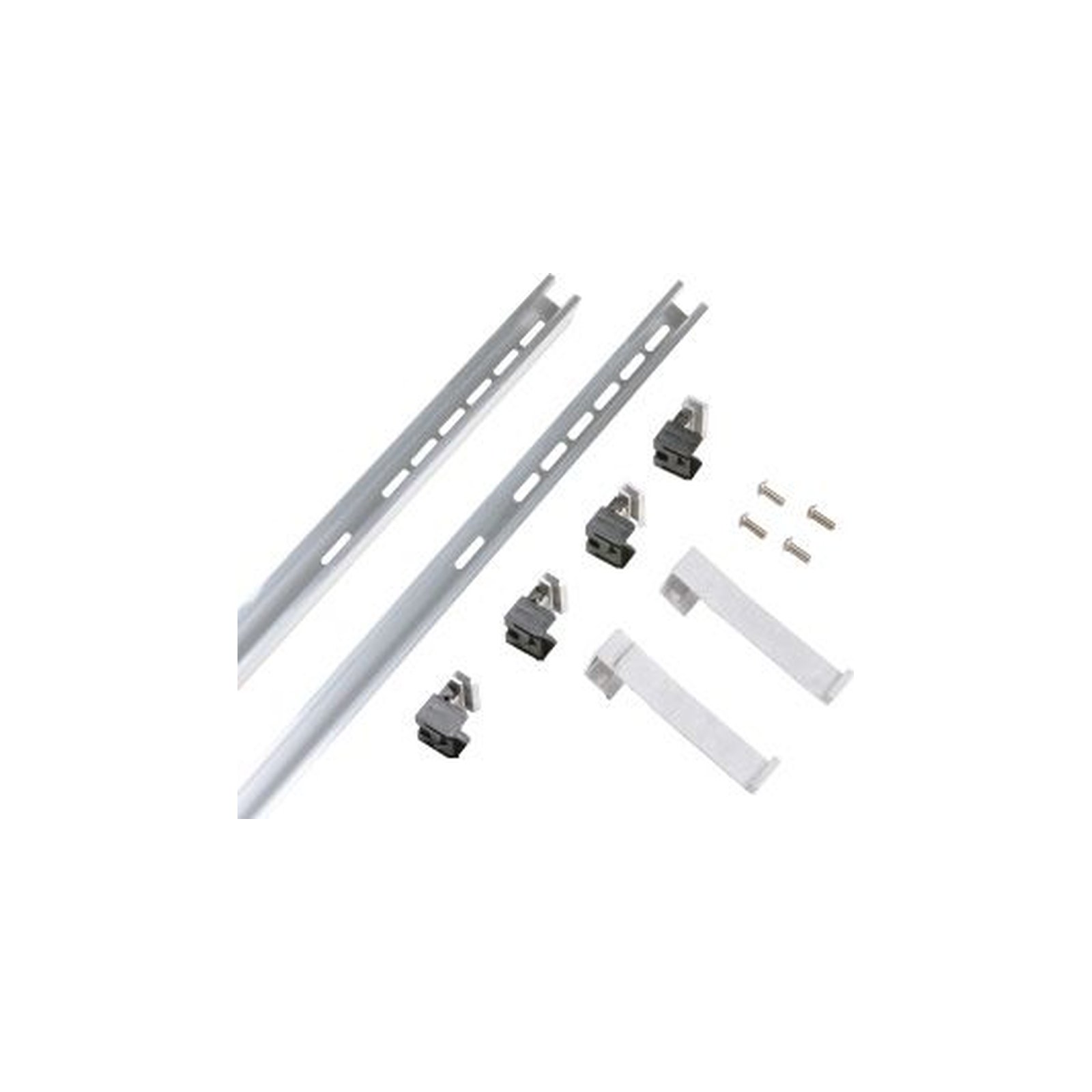 Bosch Aufdach Grundset WMT 1 senkrecht SO4000TF Kollektoren Aluminium Profilschienen Befestigungsmaterial 7709600087