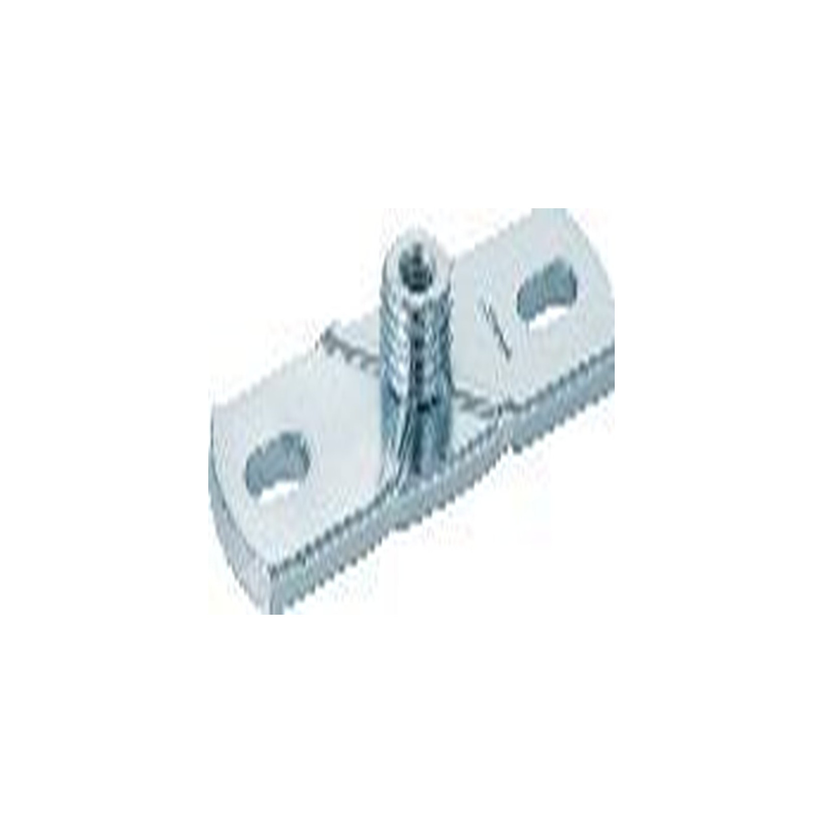 Geberit Grundplatte eckig 2-Loch Gewindemuffe M10 G1/2 Stahl verzinkt 362851261