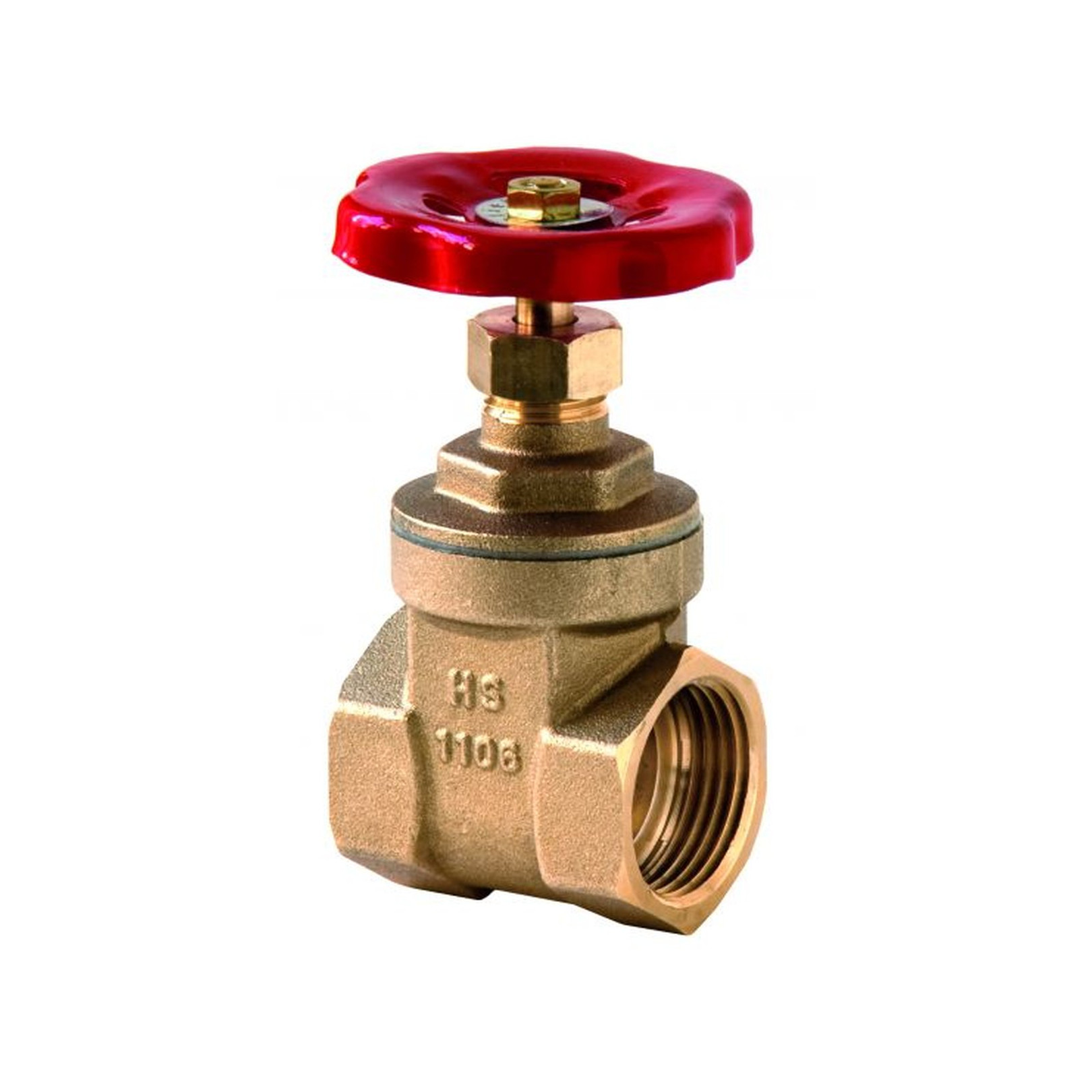 Schmidt Hermann Muffenschieber 3 Zoll Messing 81106080