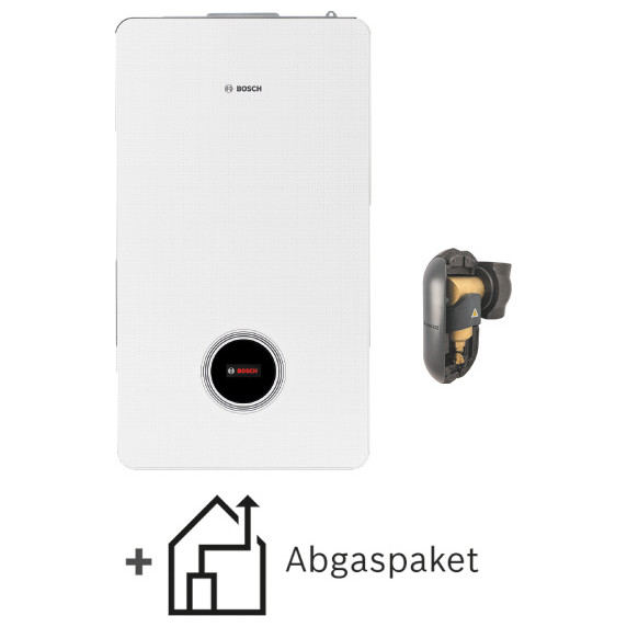Bosch Gas-Brennwertgerät Condens GC9800iW 50 H Paket Abgaszubehör 7739620516