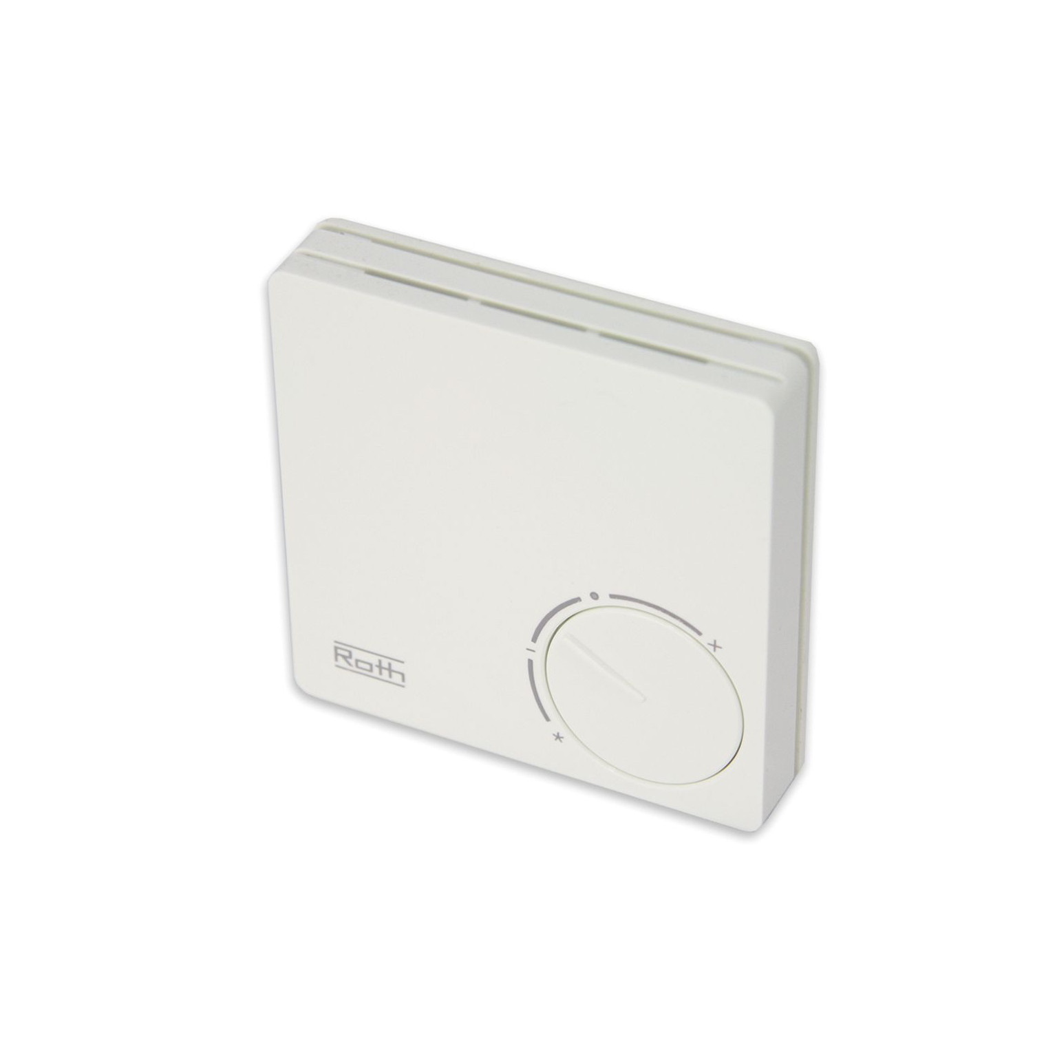 Roth 1135007411 Raumthermostat Basicline H.A 230 Volt neutrale Temperatur-Skala weiss