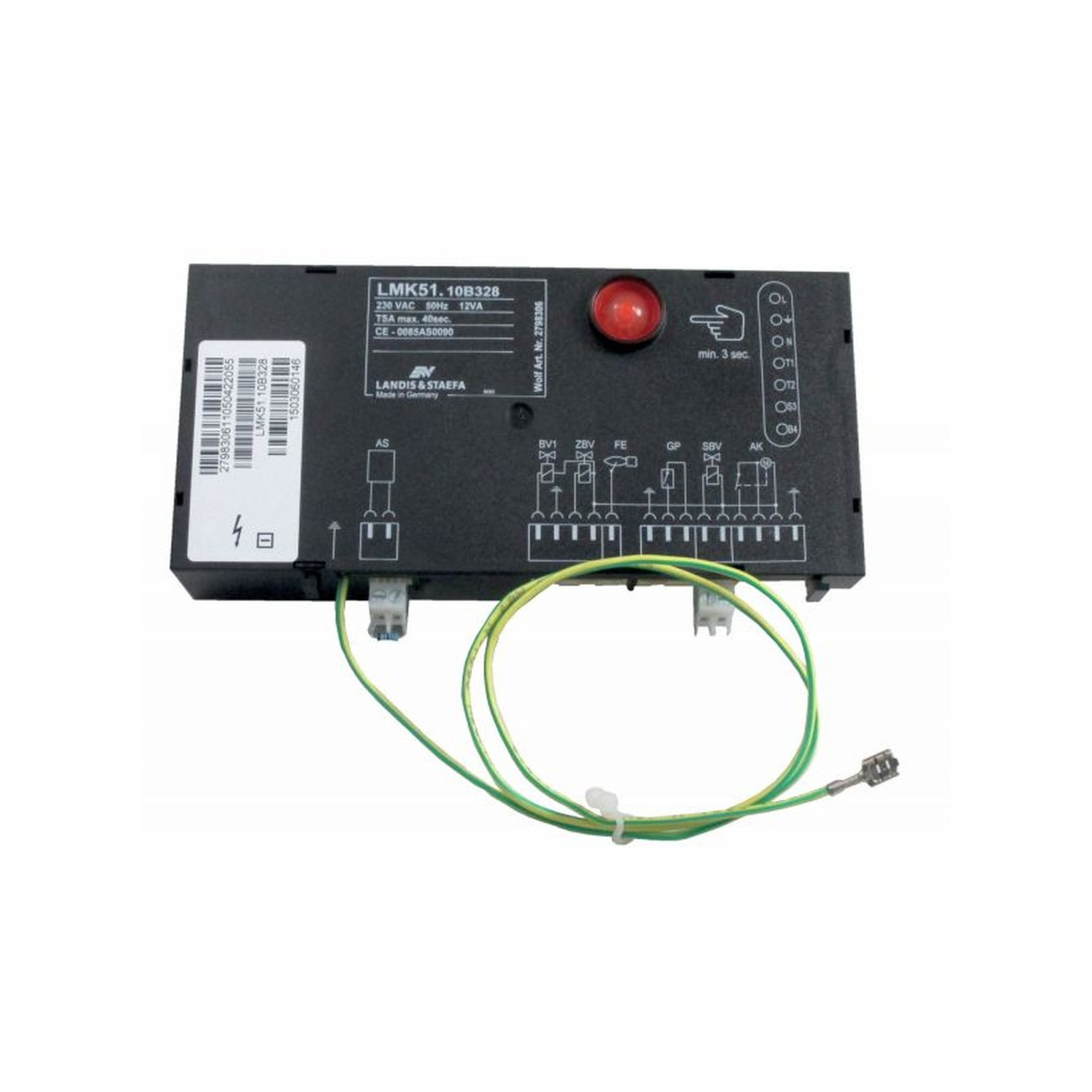 Wolf Gasfeuerungsautomat LMK51.10B328 NG-4E CNG FNG Ersatz 8902556 279830699