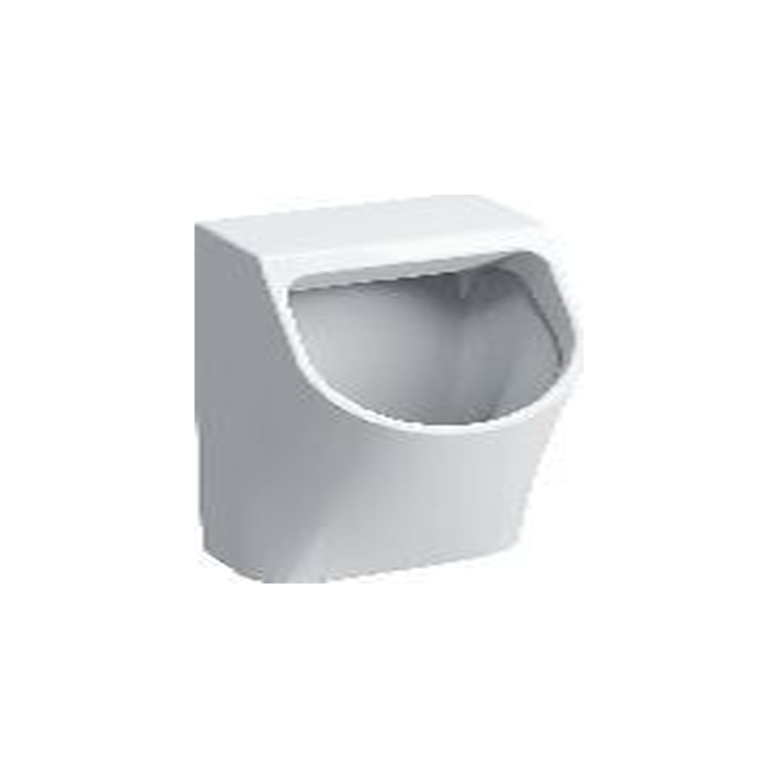 Geberit Urinal Renova Plan Zulauf hinten Abgang hinten weiß Spülrand verdeckte Befestigung 235100000