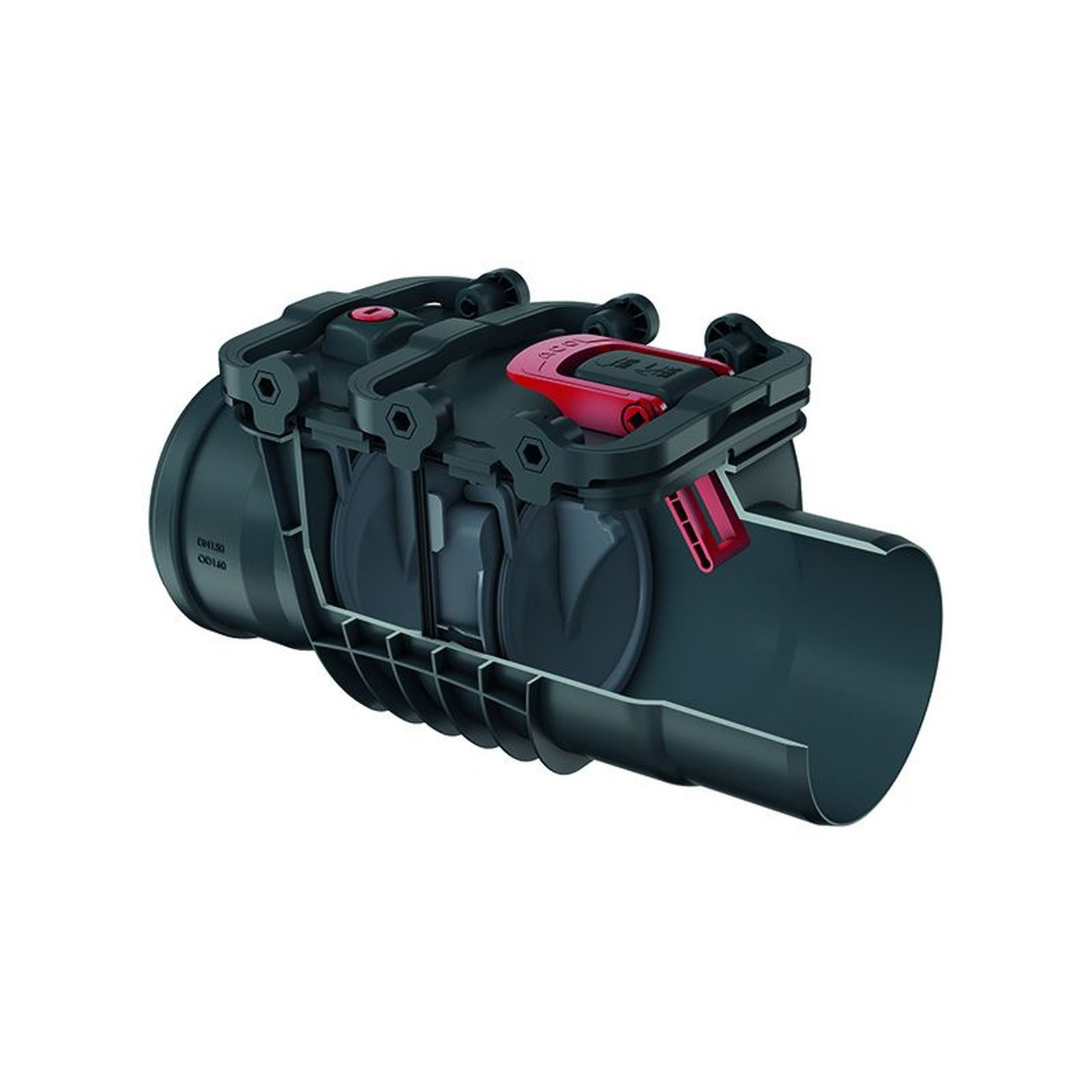 Aco Passavant Rueckstaudoppelverschluss Triplex DN150 Typ 2 2 Klappen Notverschluss 2150.20.00