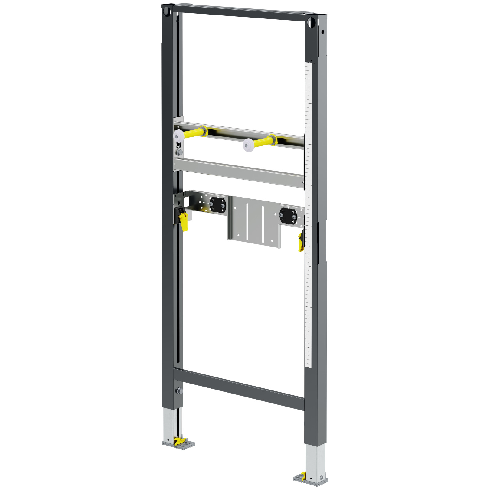 Viega Waschtisch-Element Prevista Dry 8536 barrierefrei 1120 mm höhenverstellbar pulverbeschichtet 776046