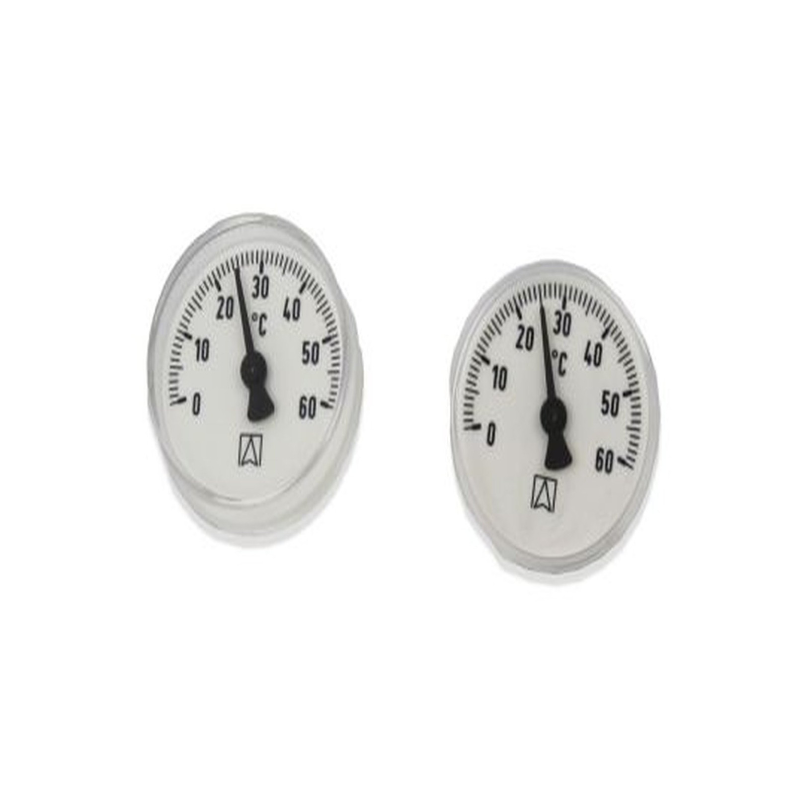 Roth Thermometer-Set HKV G1-Zoll UeWM Kunststoffverteiler Vor-Rücklauf 1135008018