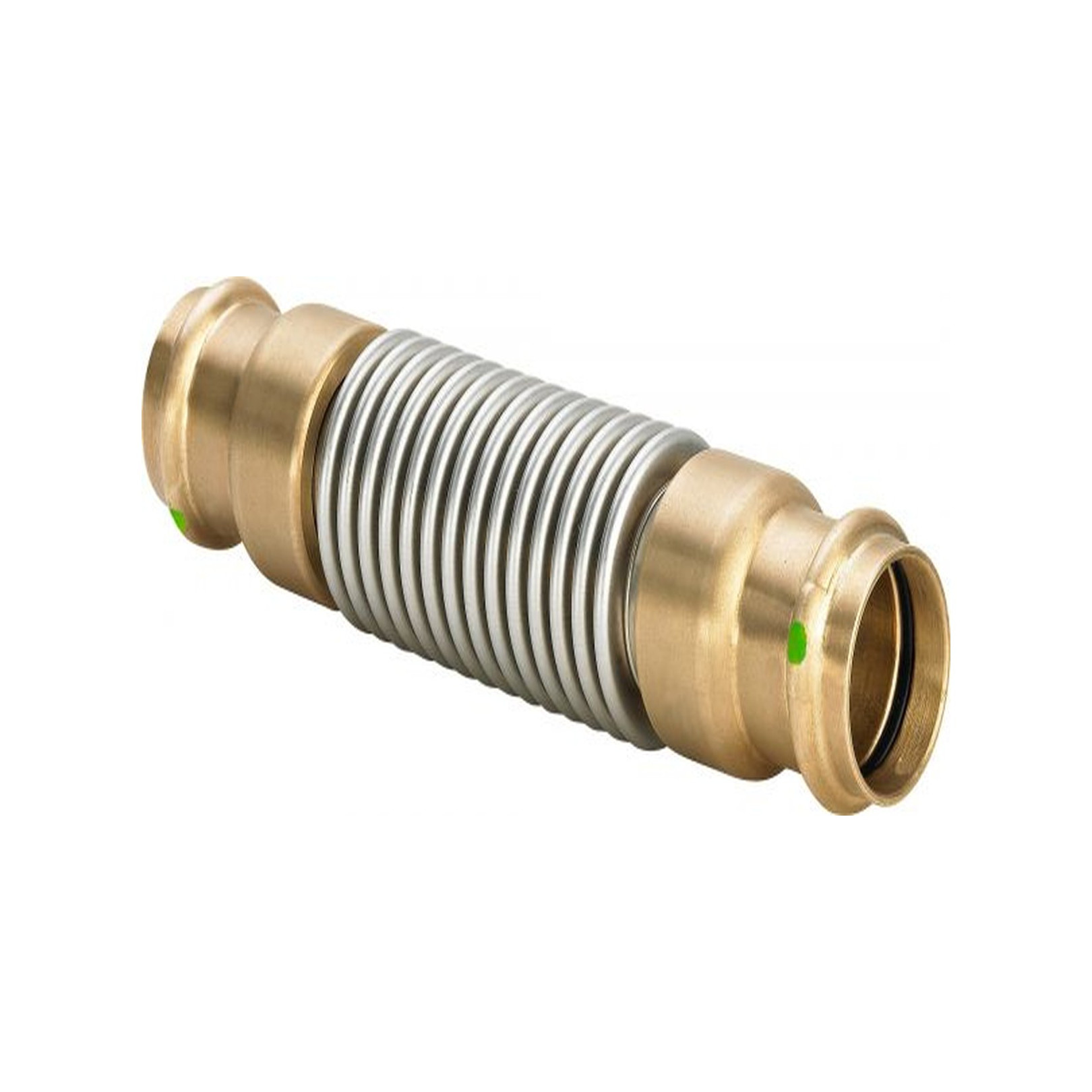 Viega Pressfitting Rotguss Kompensator 28 mm Sanpress V-Kontur SC-Contur EPDM O-Ring 690281