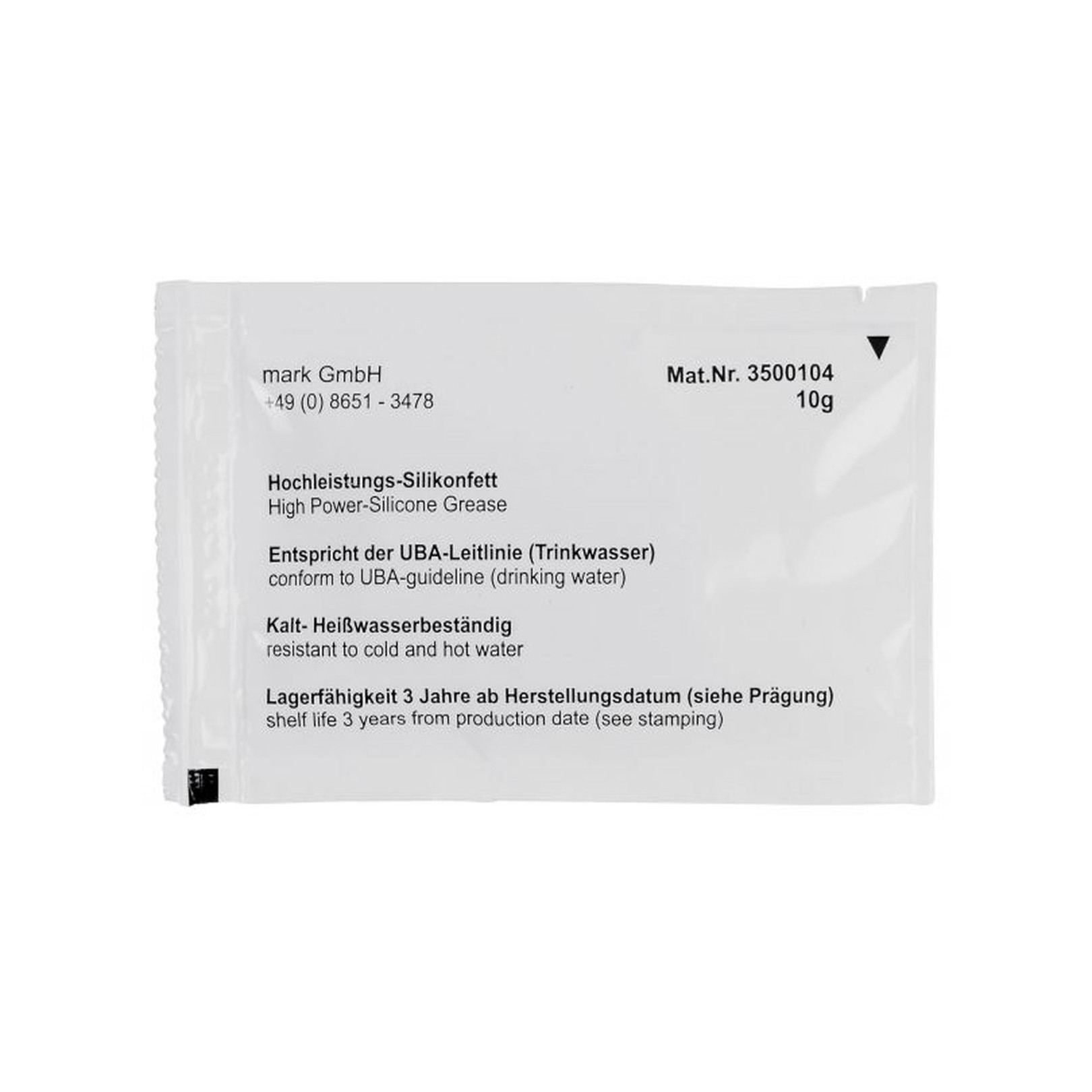 WOLF Silikonfett 10g Tube CGG Heiztechnik Hochtemperaturbeständig wasserabweisend 8602264