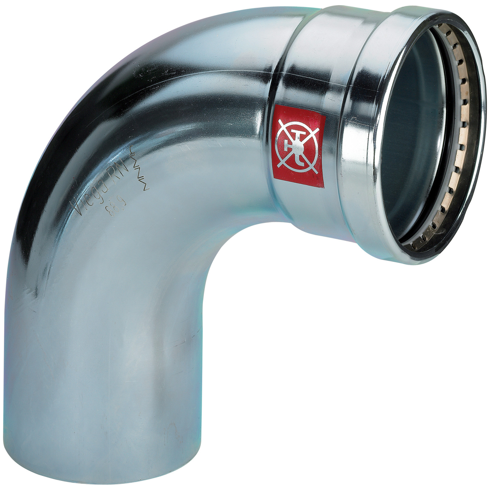 Viega Prestabo Bogen 90 Grad 1116.1XL 108 mm unlegierter Stahl SC-Contur 597672
