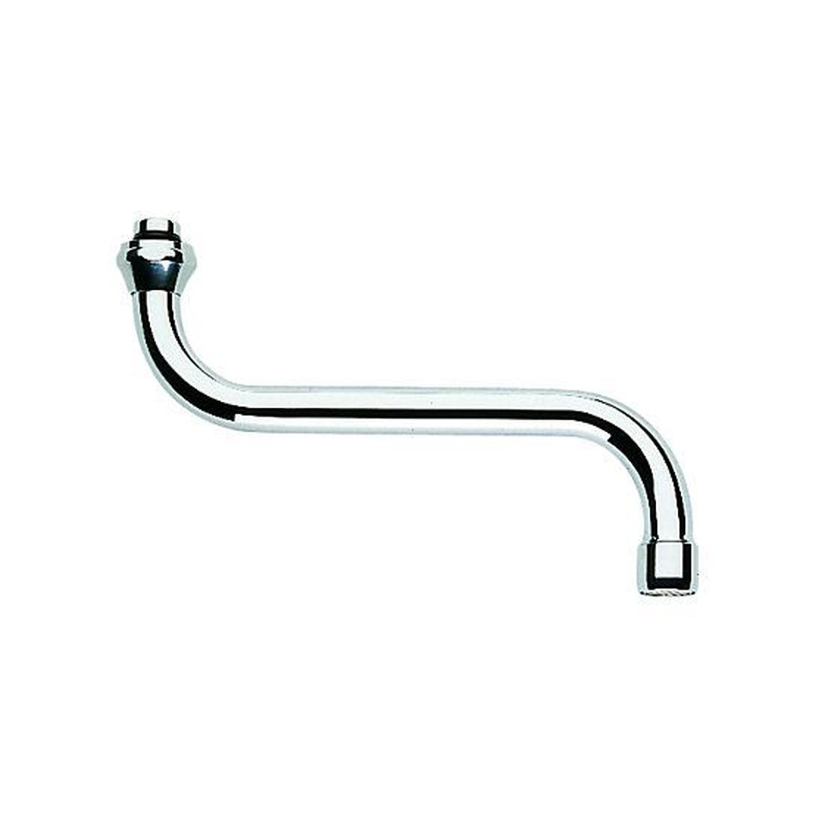Grohe S-Auslauf 13005 150 mm Küchen-Wandbatterien 1/2 Zoll Chrom Long-Life Shine 13005000