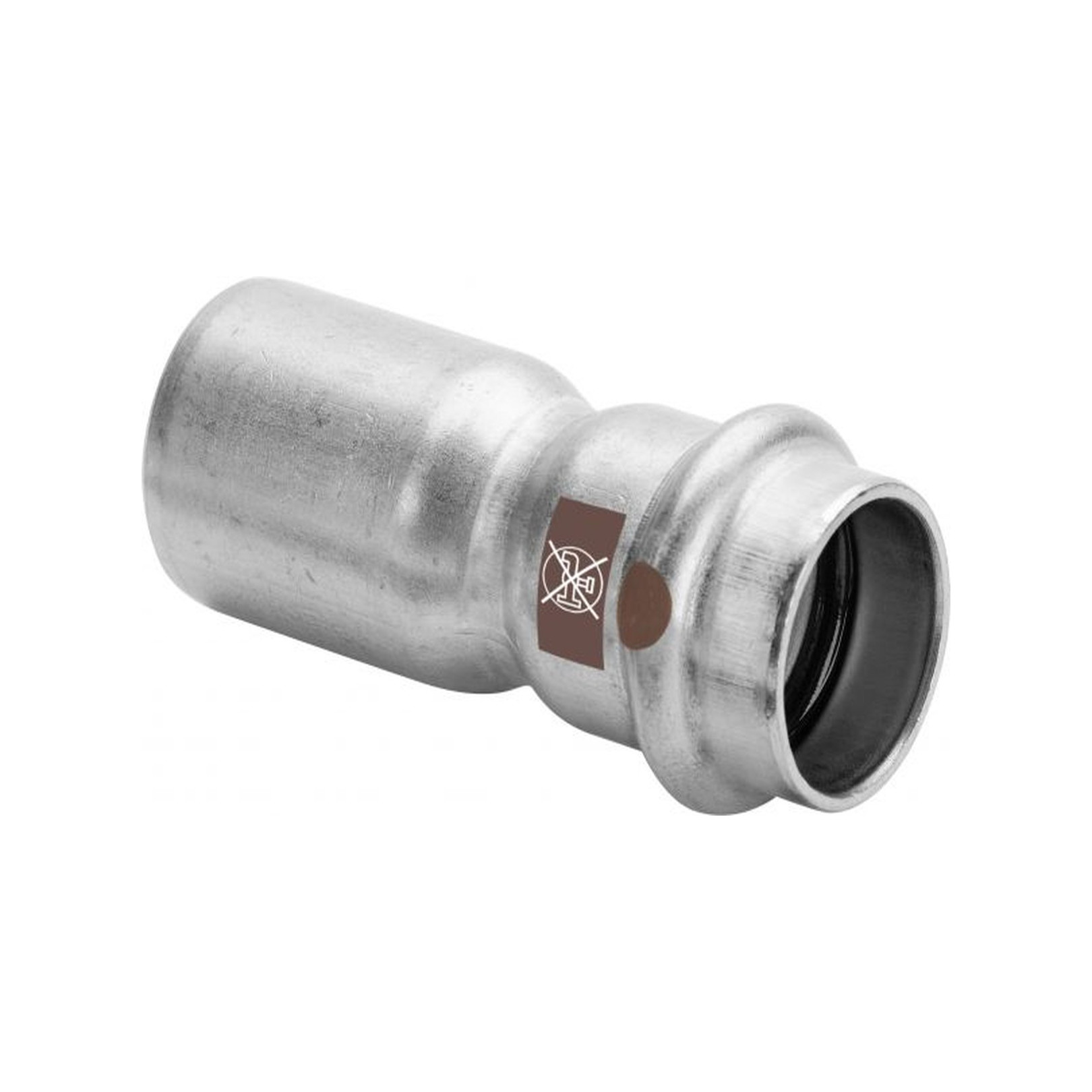 Viega Temponox ReduzierStück 1715.1 54x35mm Stahl nichtrostend 809485