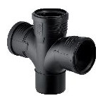 Geberit Silent-PP Bogenabzweigung DN100-100-70 87Grad d110-110-75 schalloptimiert 390567141