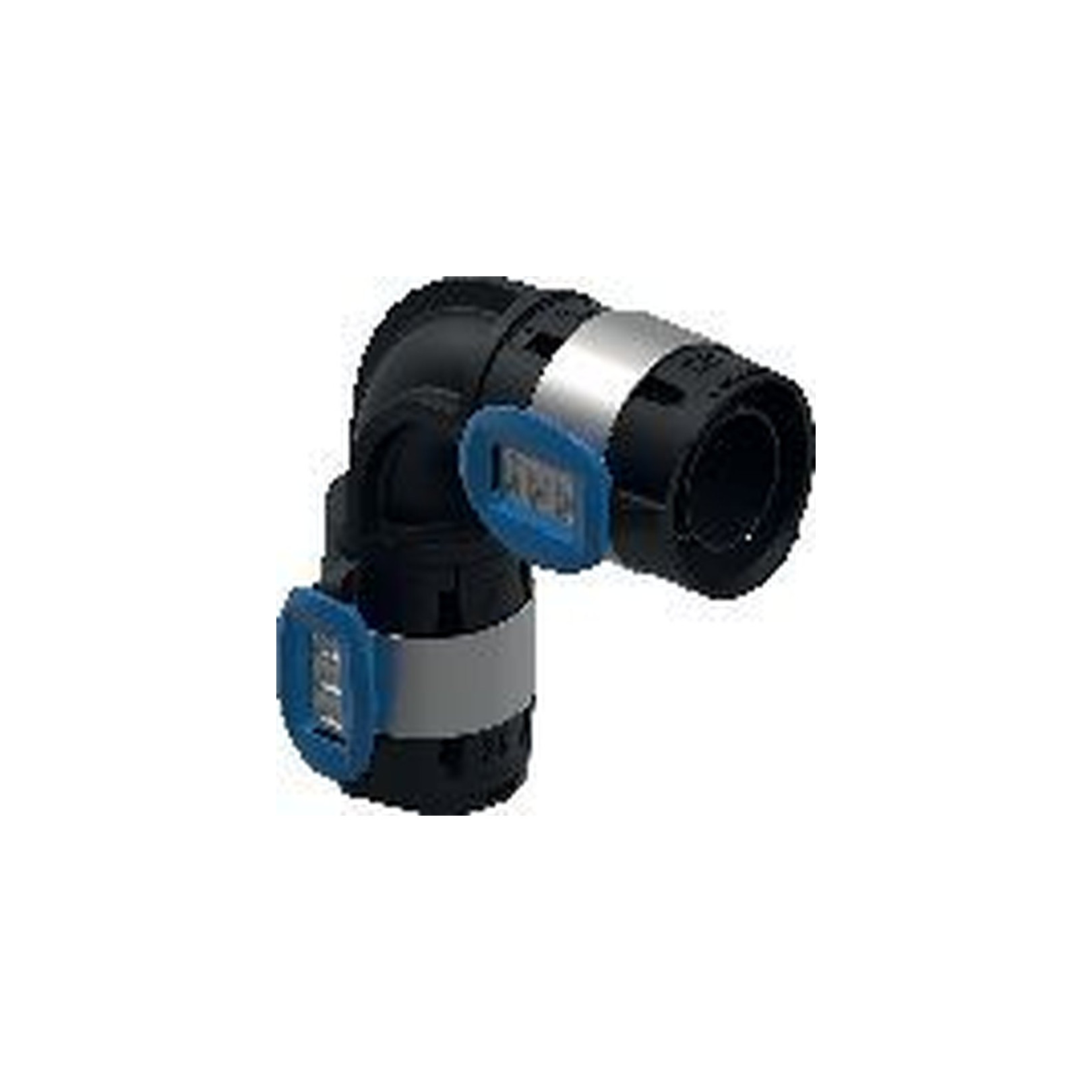 Geberit FlowFit Bogen 90 Grad PPSU DN32 40 mm Pressindikator O-Ring EPDM 620074001