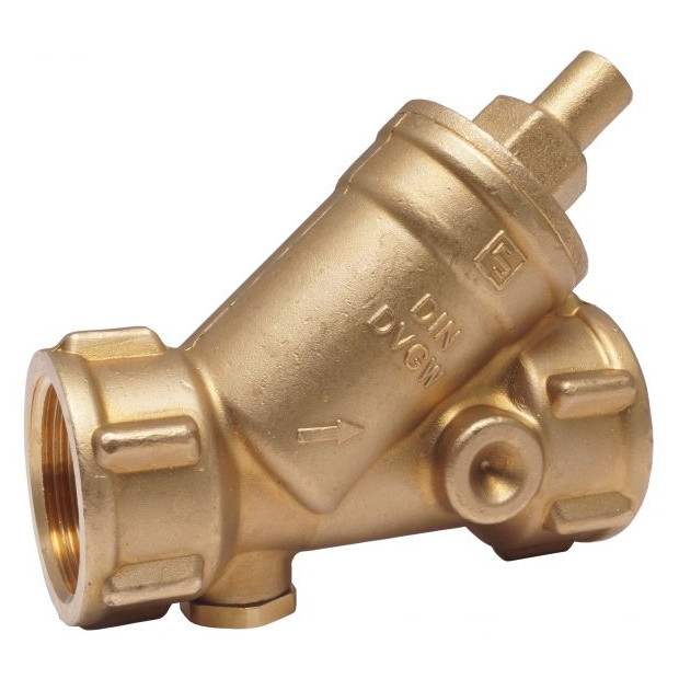 AALBERTS Rueckflussverhinderer SEPP-DIN-BASIS Mod1551 DN15 Schraeg­sitzform Messing ohne Entleerung 0201029